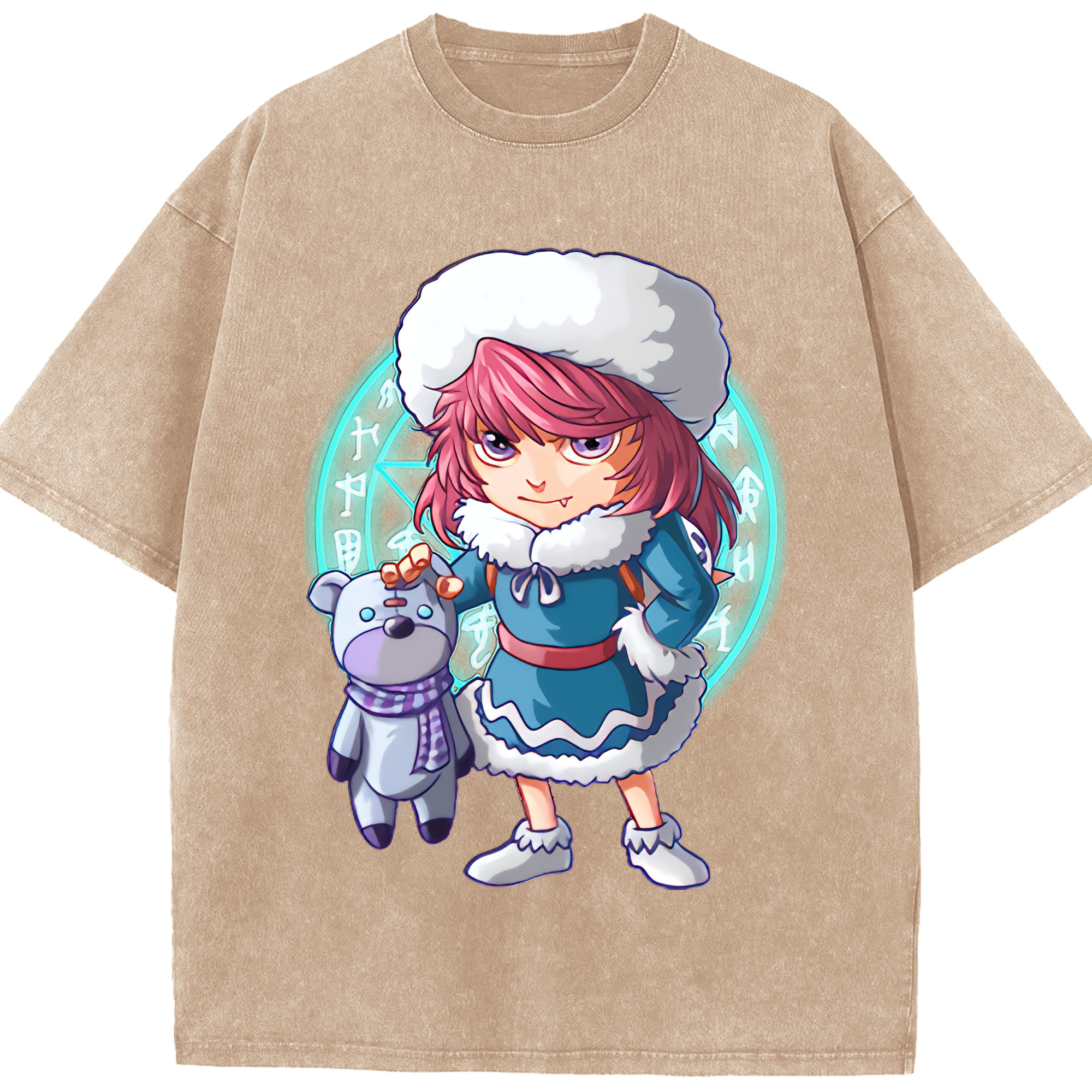 リーグ・オブ・レジェンド League of Legends LOL 綿100% ヴィンテージ風 半袖Tシャツ（フロントプリント）