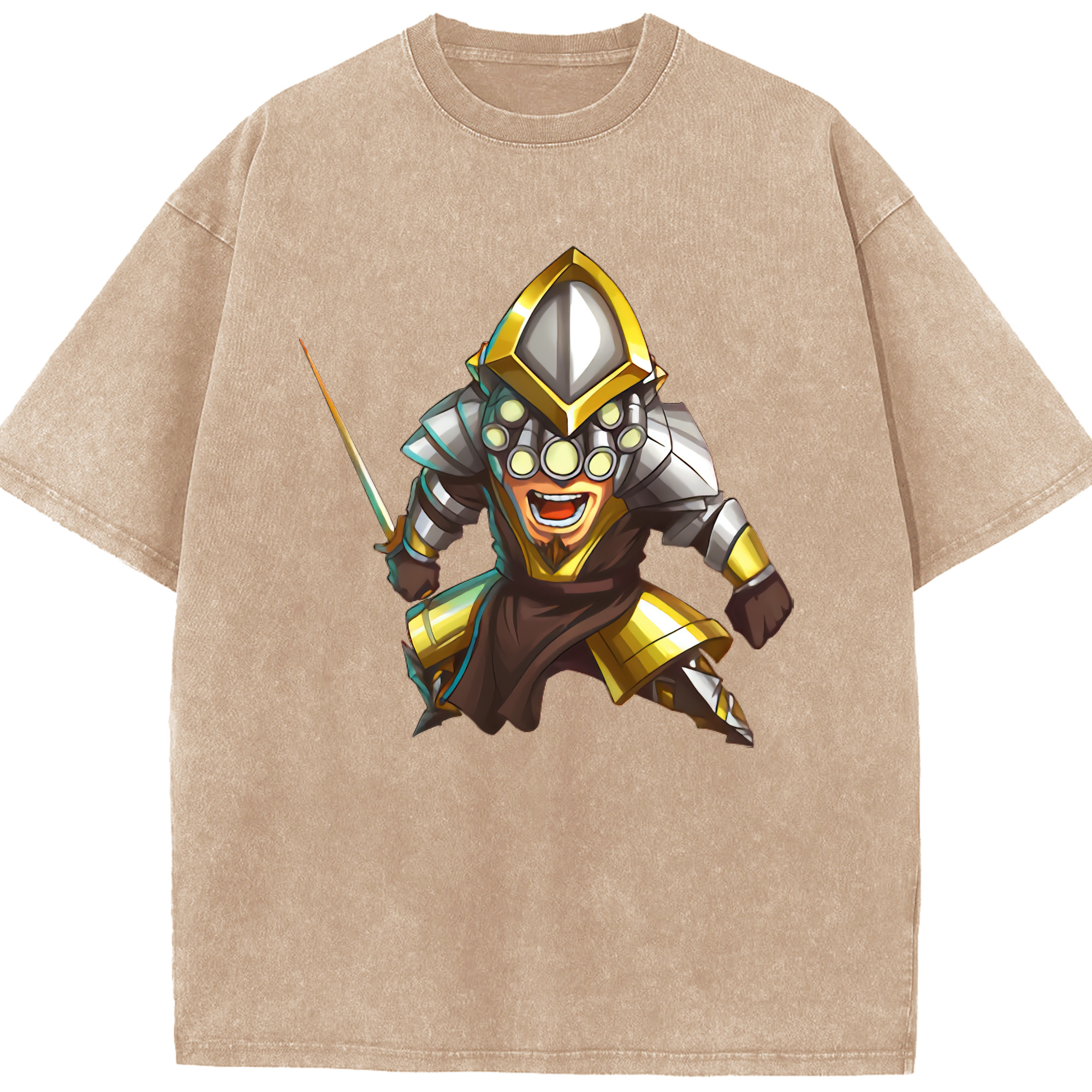（画像用） リーグ・オブ・レジェンド League of Legends LOL 綿100% ヴィンテージ風 半袖Tシャツ（フロントプリント）