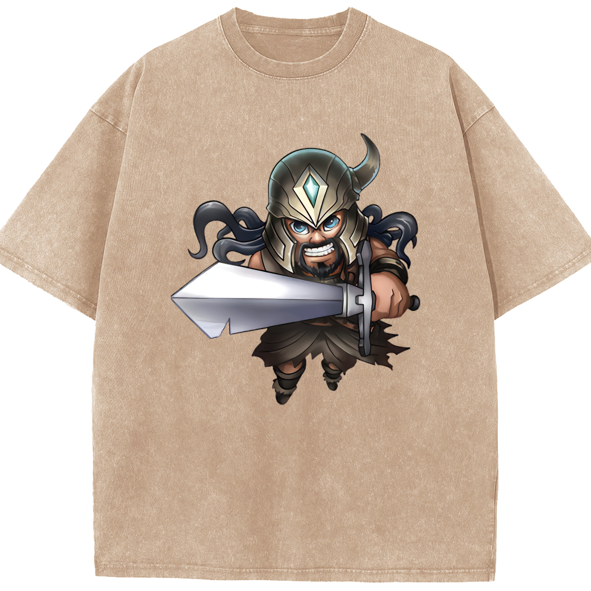 （画像用） リーグ・オブ・レジェンド League of Legends LOL 綿100% ヴィンテージ風 半袖Tシャツ（フロントプリント）
