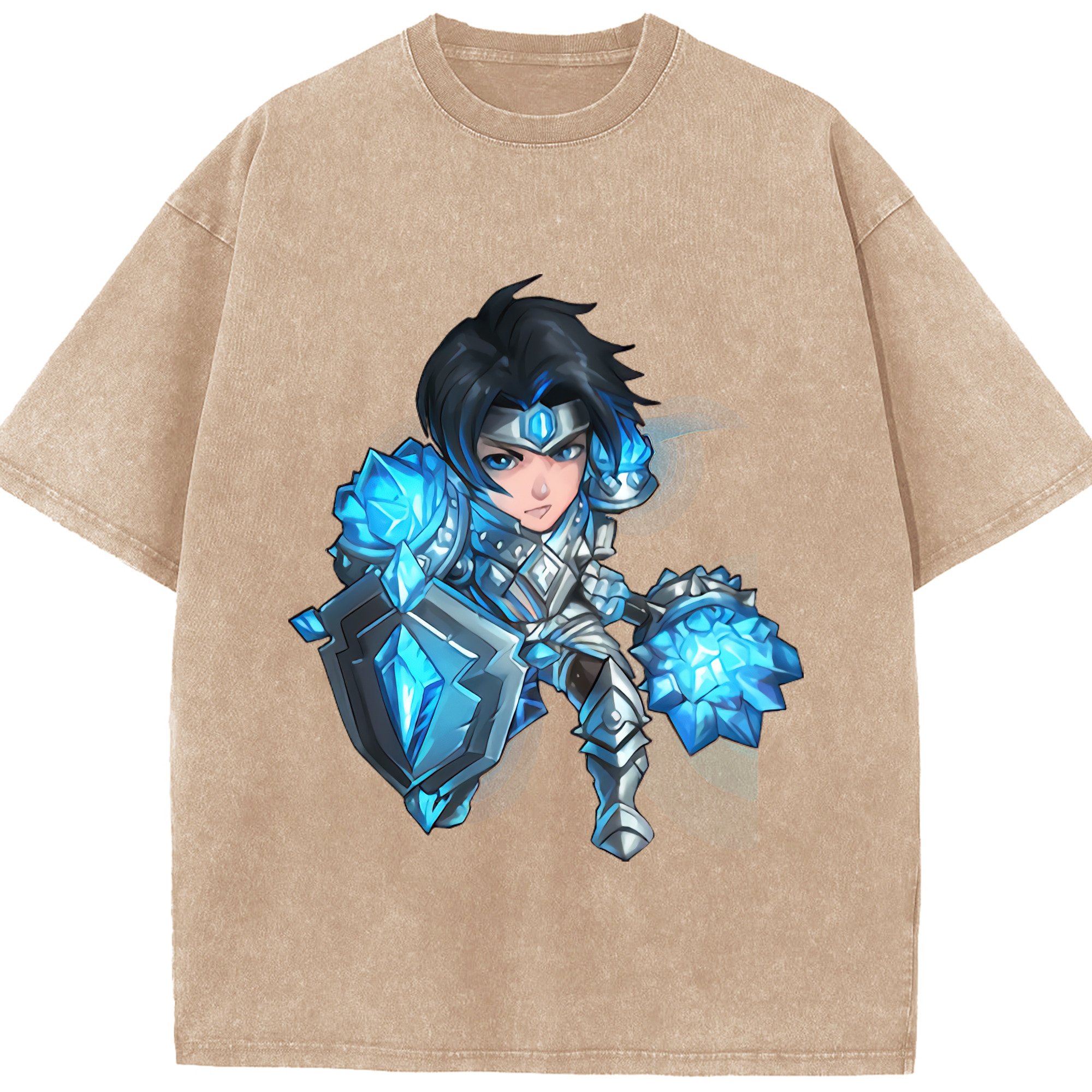 リーグ・オブ・レジェンド League of Legends LOL 綿100% ヴィンテージ風 半袖Tシャツ（フロントプリント）