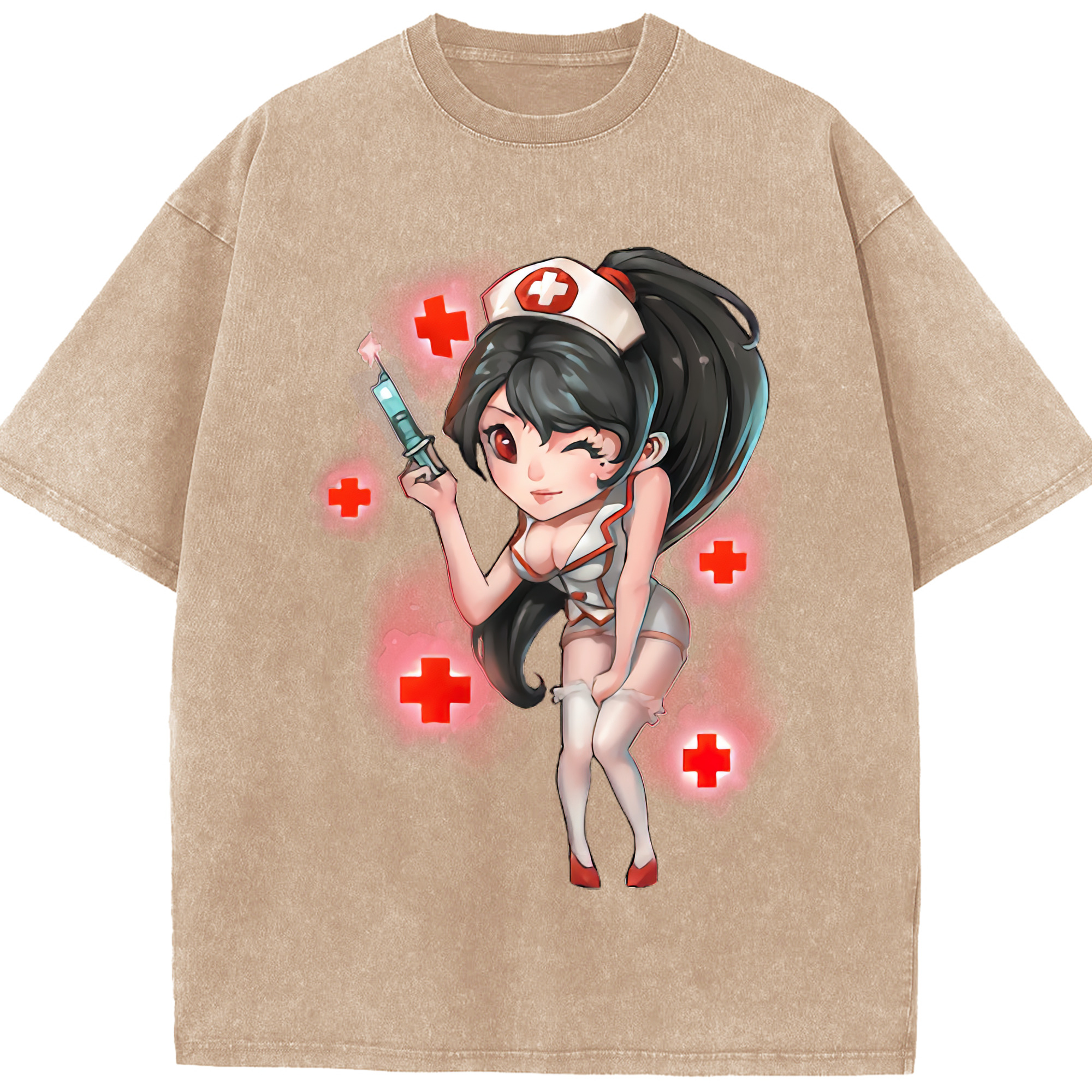 リーグ・オブ・レジェンド League of Legends LOL 綿100% ヴィンテージ風 半袖Tシャツ（フロントプリント）