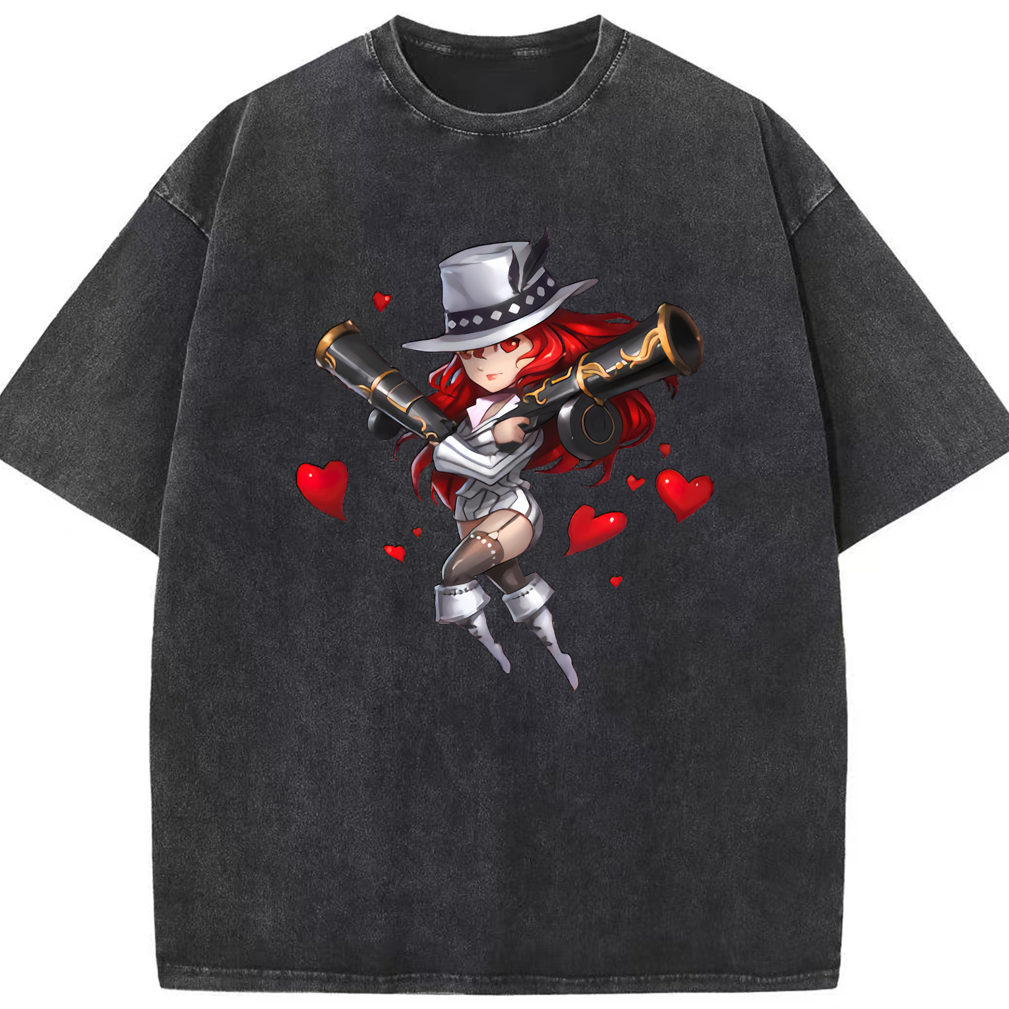 リーグ・オブ・レジェンド League of Legends LOL 綿100% ヴィンテージ風 半袖Tシャツ（フロントプリント）