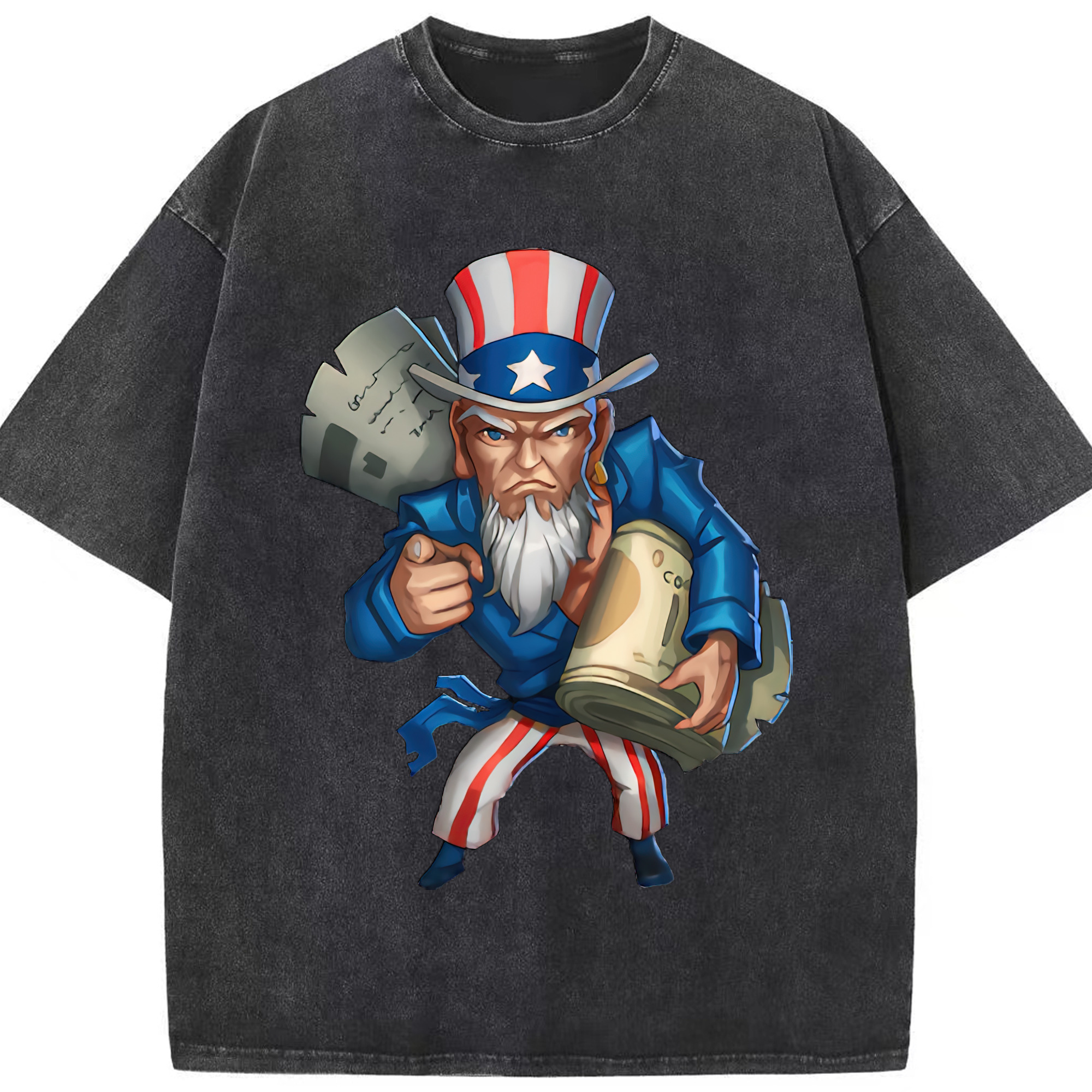 リーグ・オブ・レジェンド League of Legends LOL 綿100% ヴィンテージ風 半袖Tシャツ（フロントプリント）