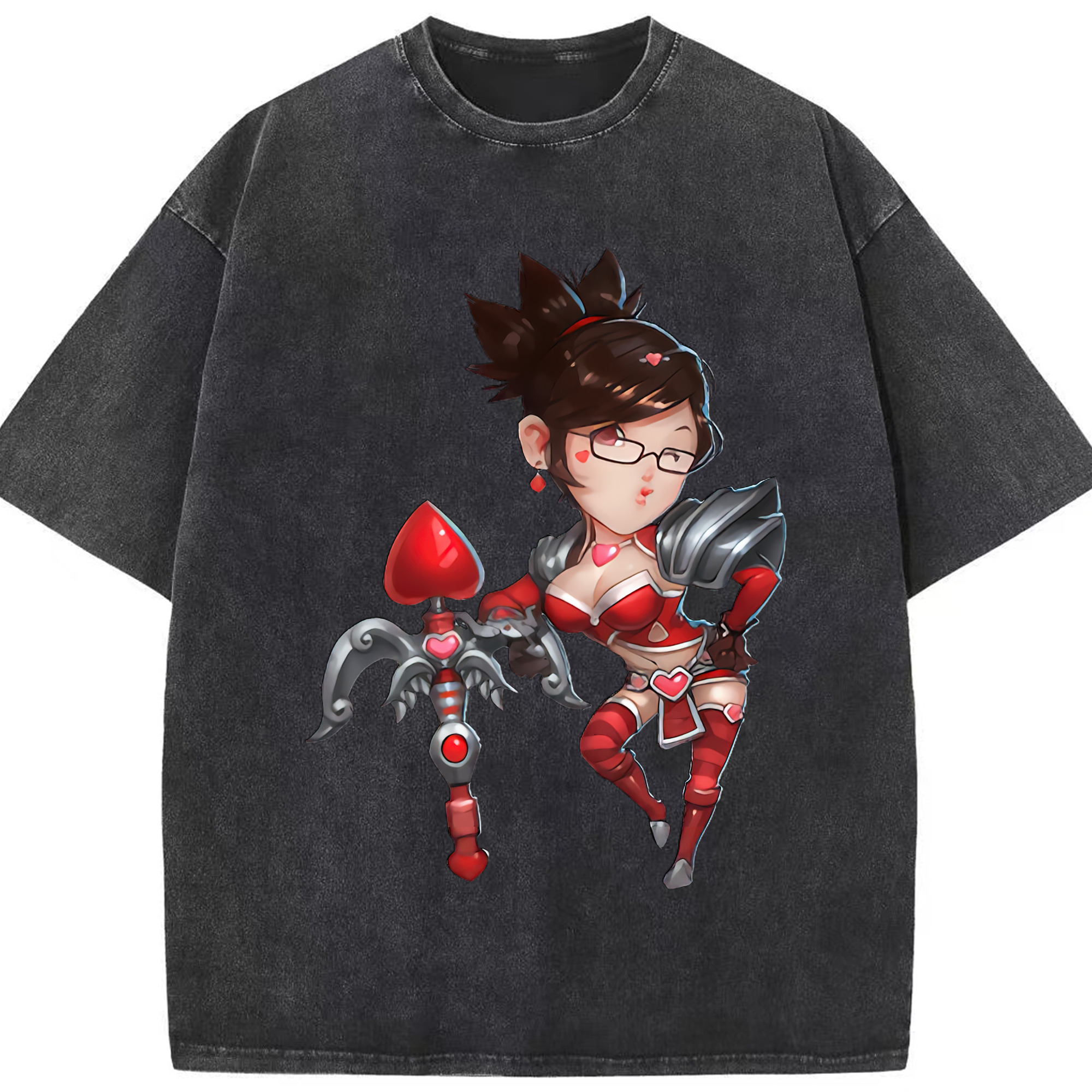 リーグ・オブ・レジェンド League of Legends LOL 綿100% ヴィンテージ風 半袖Tシャツ（フロントプリント）
