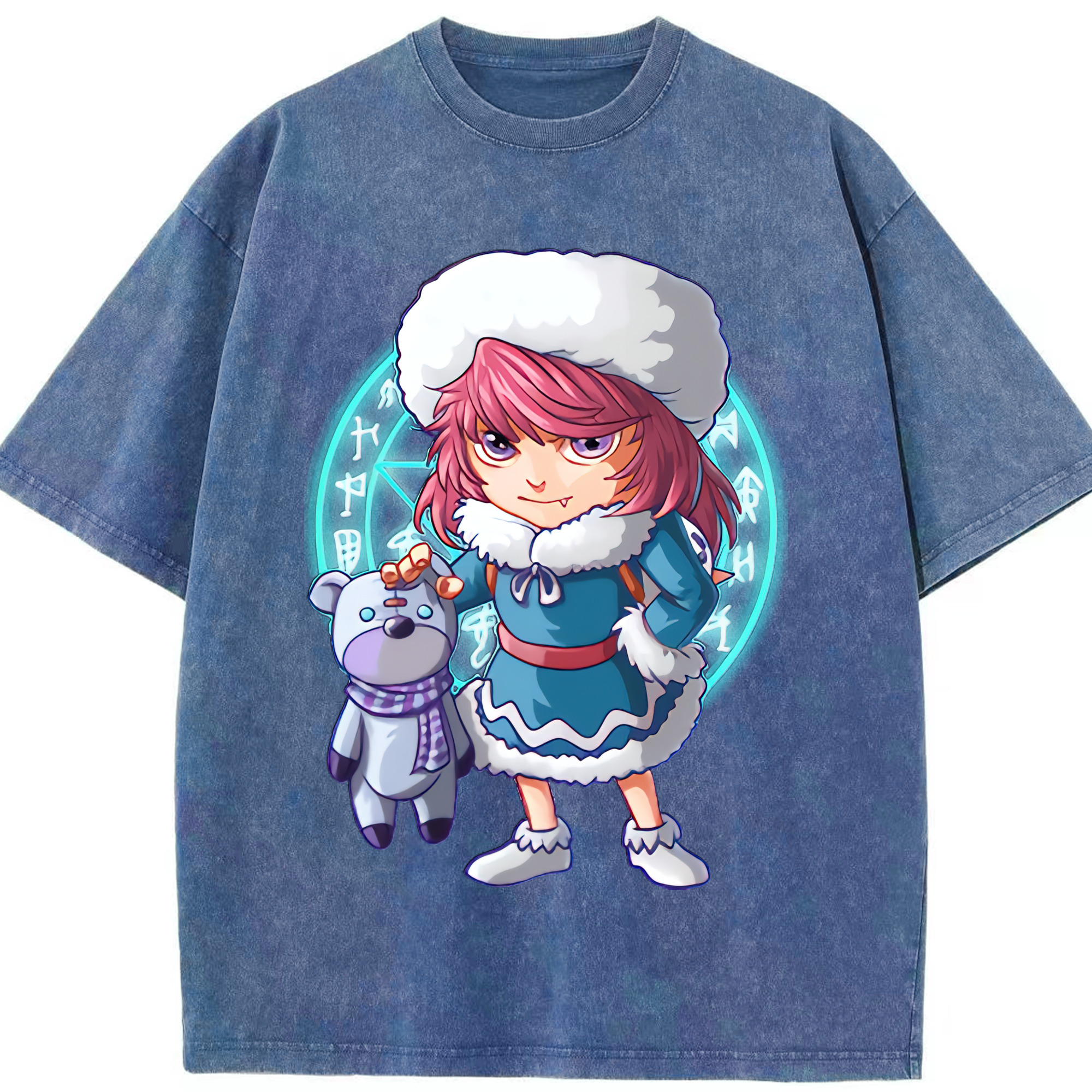 リーグ・オブ・レジェンド League of Legends LOL 綿100% ヴィンテージ風 半袖Tシャツ（フロントプリント）
