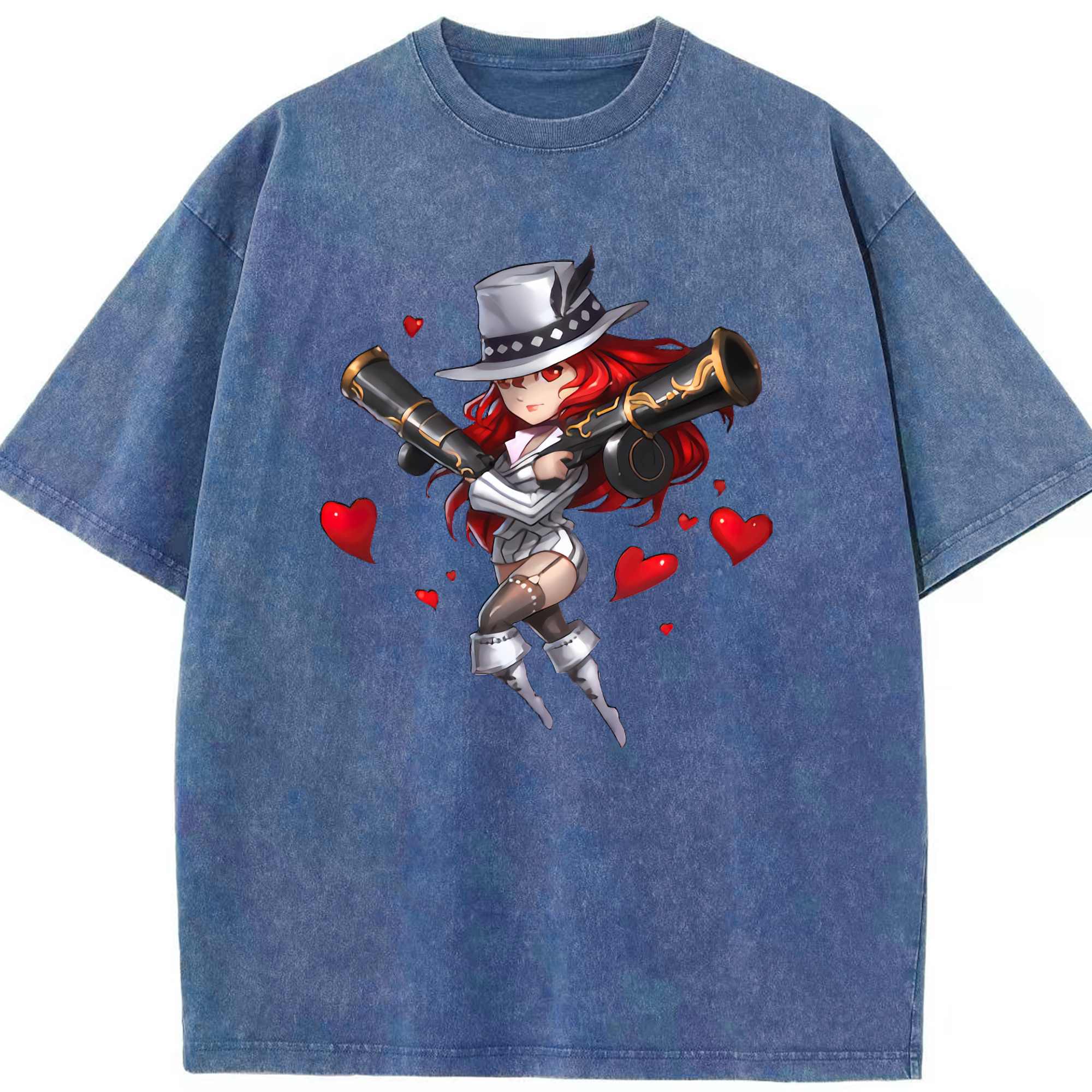リーグ・オブ・レジェンド League of Legends LOL 綿100% ヴィンテージ風 半袖Tシャツ（フロントプリント）