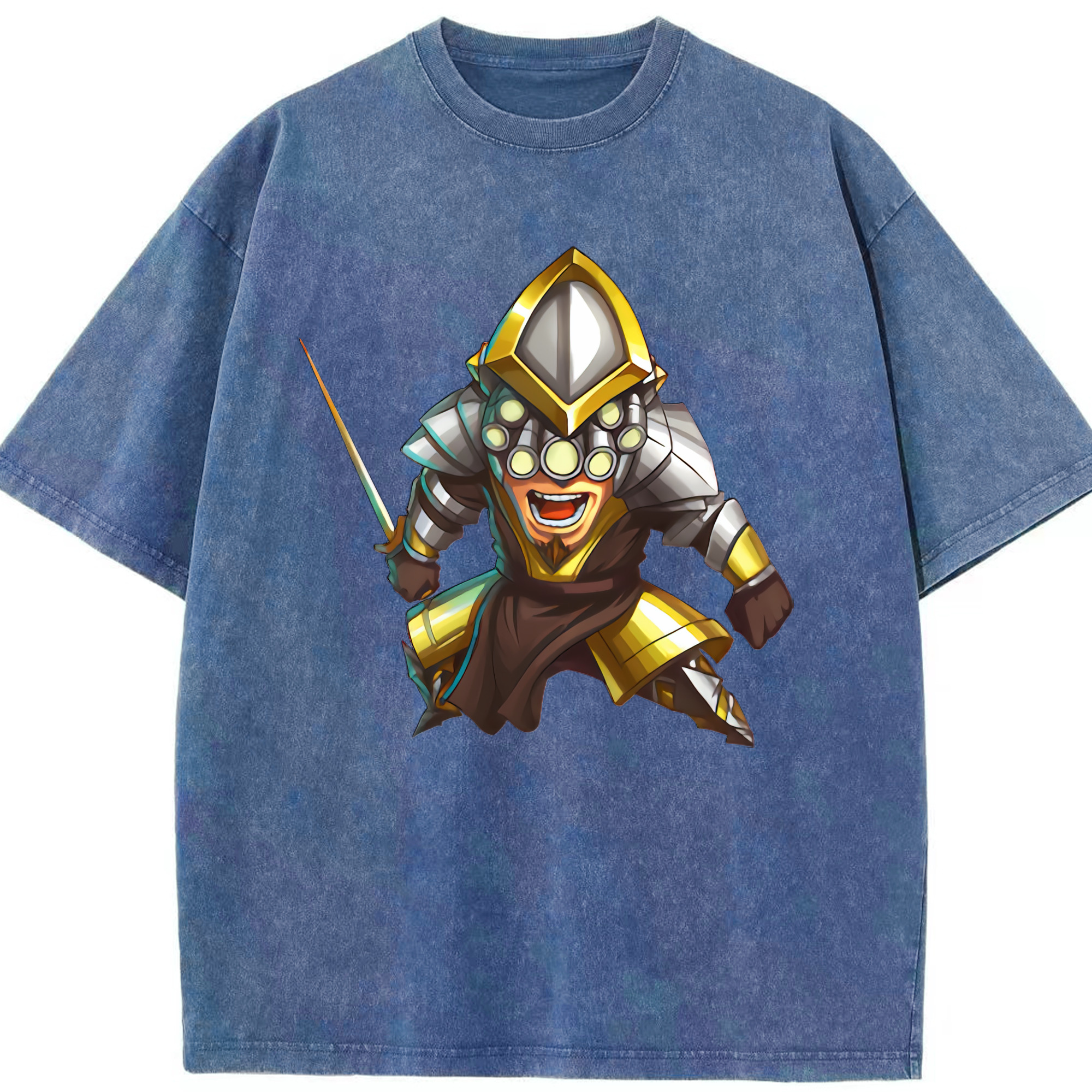 （画像用） リーグ・オブ・レジェンド League of Legends LOL 綿100% ヴィンテージ風 半袖Tシャツ（フロントプリント）