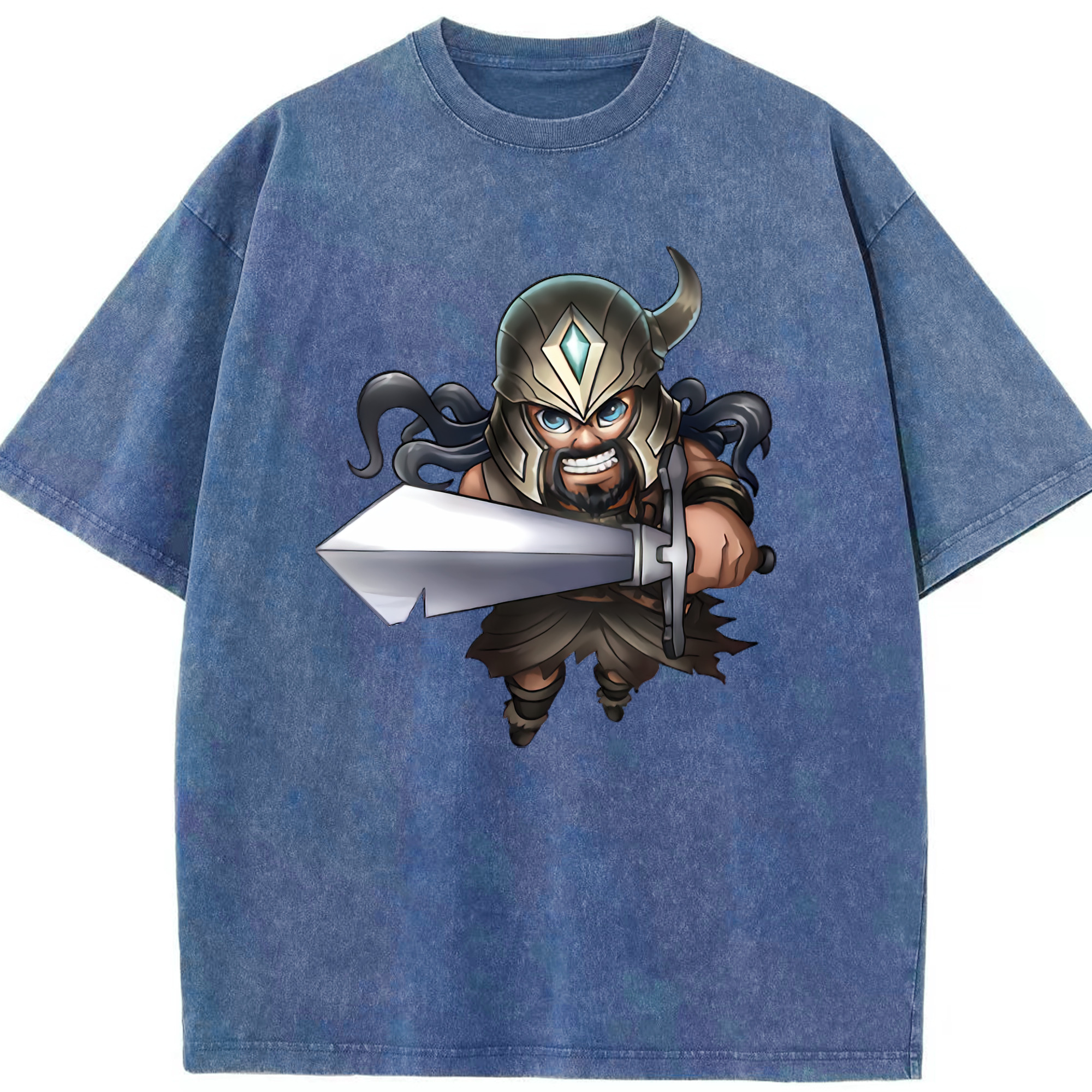 （画像用） リーグ・オブ・レジェンド League of Legends LOL 綿100% ヴィンテージ風 半袖Tシャツ（フロントプリント）