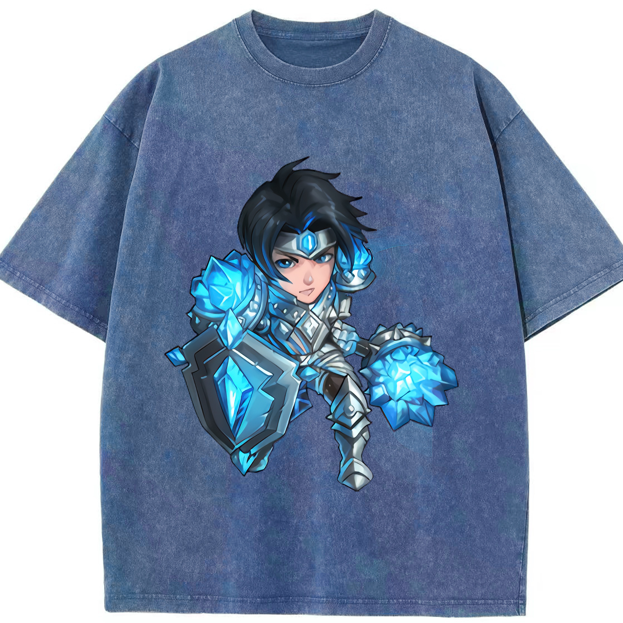 リーグ・オブ・レジェンド League of Legends LOL 綿100% ヴィンテージ風 半袖Tシャツ（フロントプリント）