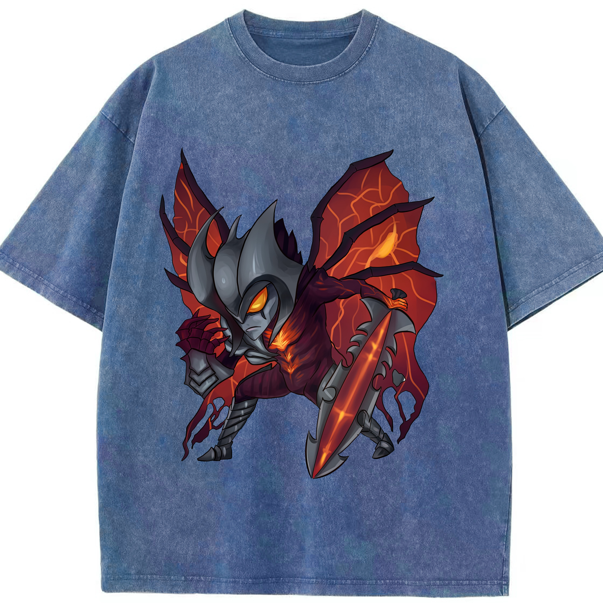 リーグ・オブ・レジェンド League of Legends LOL 綿100% ヴィンテージ風 半袖Tシャツ（フロントプリント）