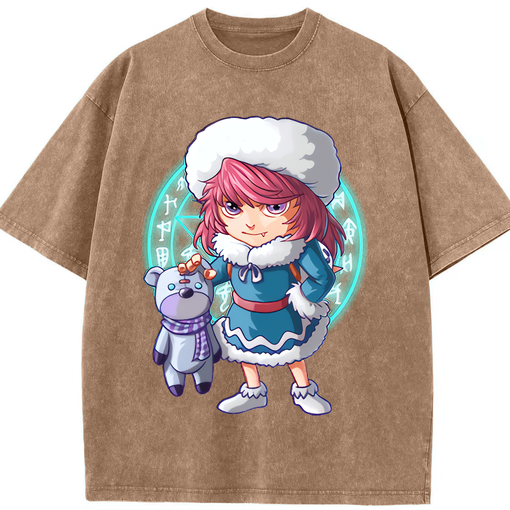 リーグ・オブ・レジェンド League of Legends LOL 綿100% ヴィンテージ風 半袖Tシャツ（フロントプリント）