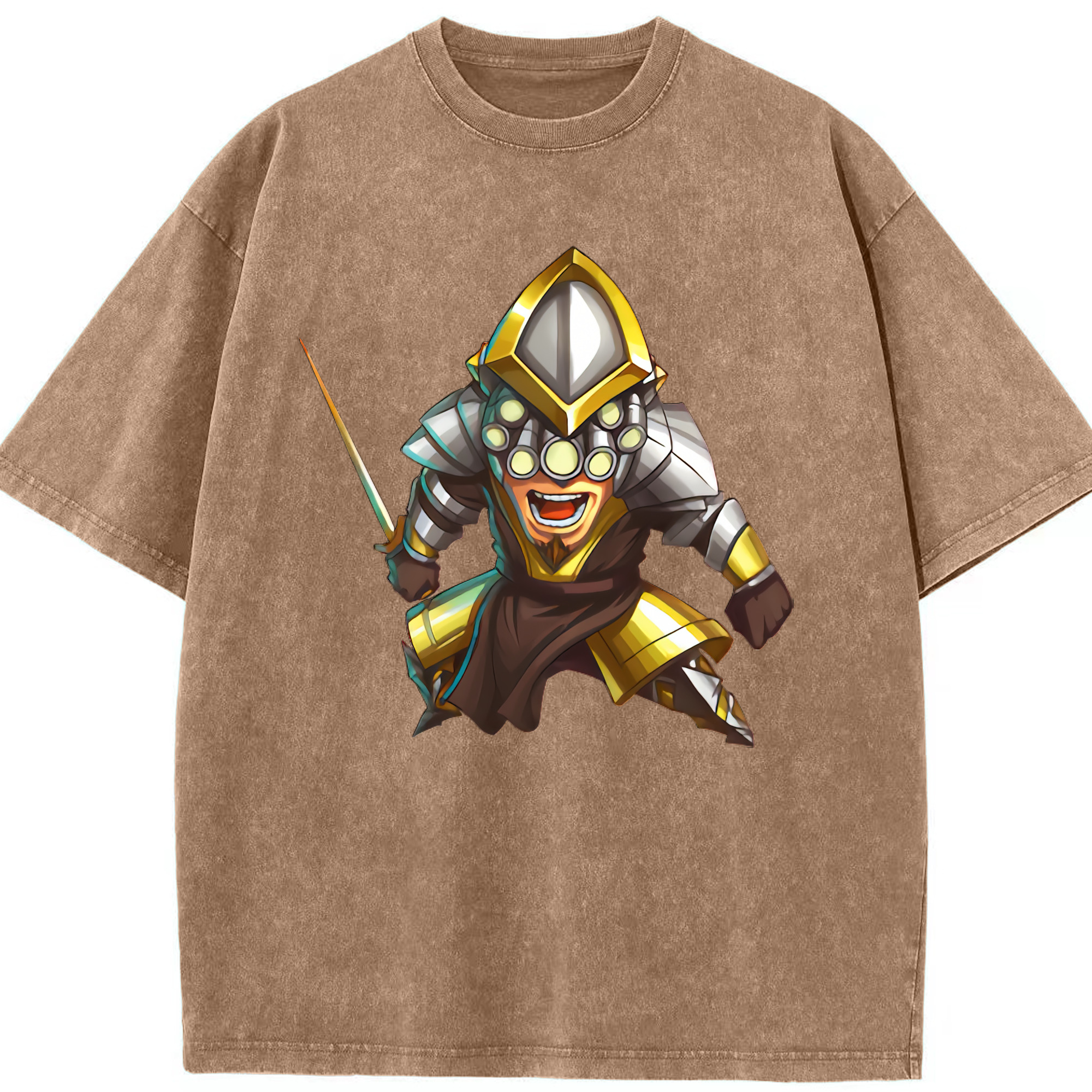 （画像用） リーグ・オブ・レジェンド League of Legends LOL 綿100% ヴィンテージ風 半袖Tシャツ（フロントプリント）