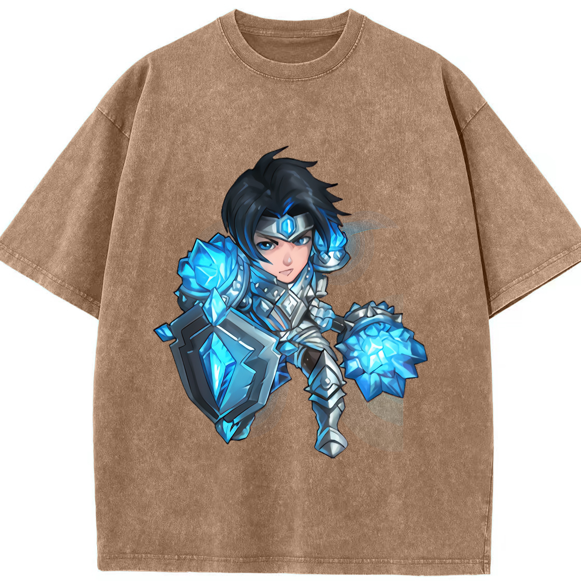 リーグ・オブ・レジェンド League of Legends LOL 綿100% ヴィンテージ風 半袖Tシャツ（フロントプリント）