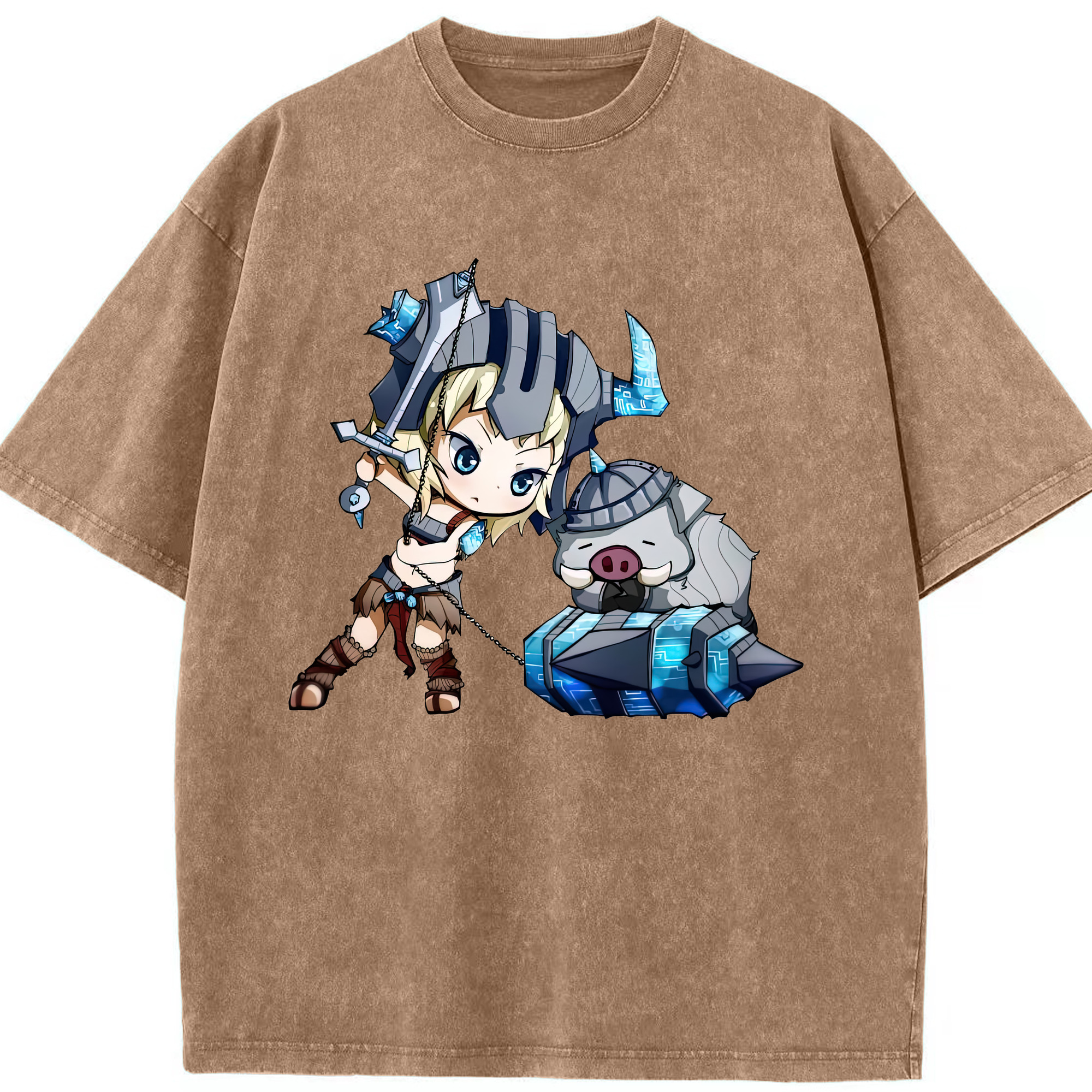 リーグ・オブ・レジェンド League of Legends LOL 綿100% ヴィンテージ風 半袖Tシャツ（フロントプリント）