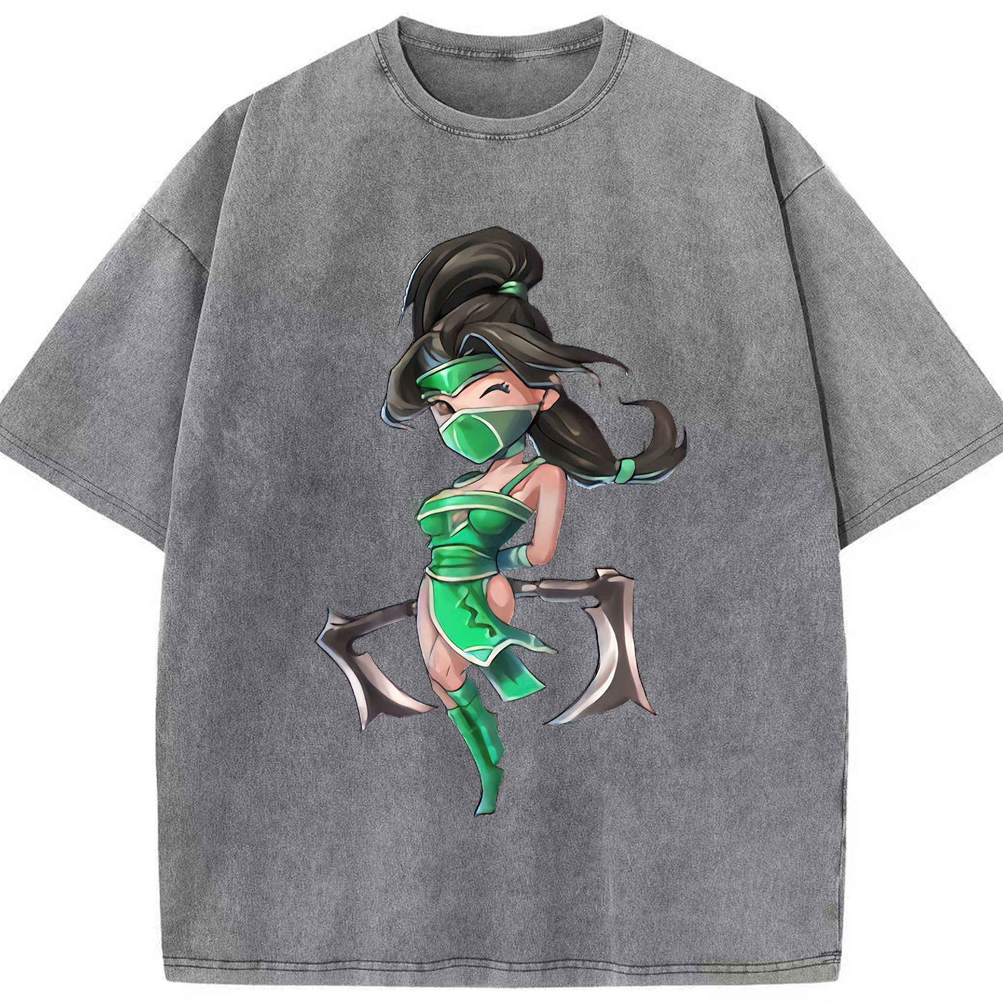 （画像用） リーグ・オブ・レジェンド League of Legends LOL 綿100% ヴィンテージ風 半袖Tシャツ（フロントプリント）