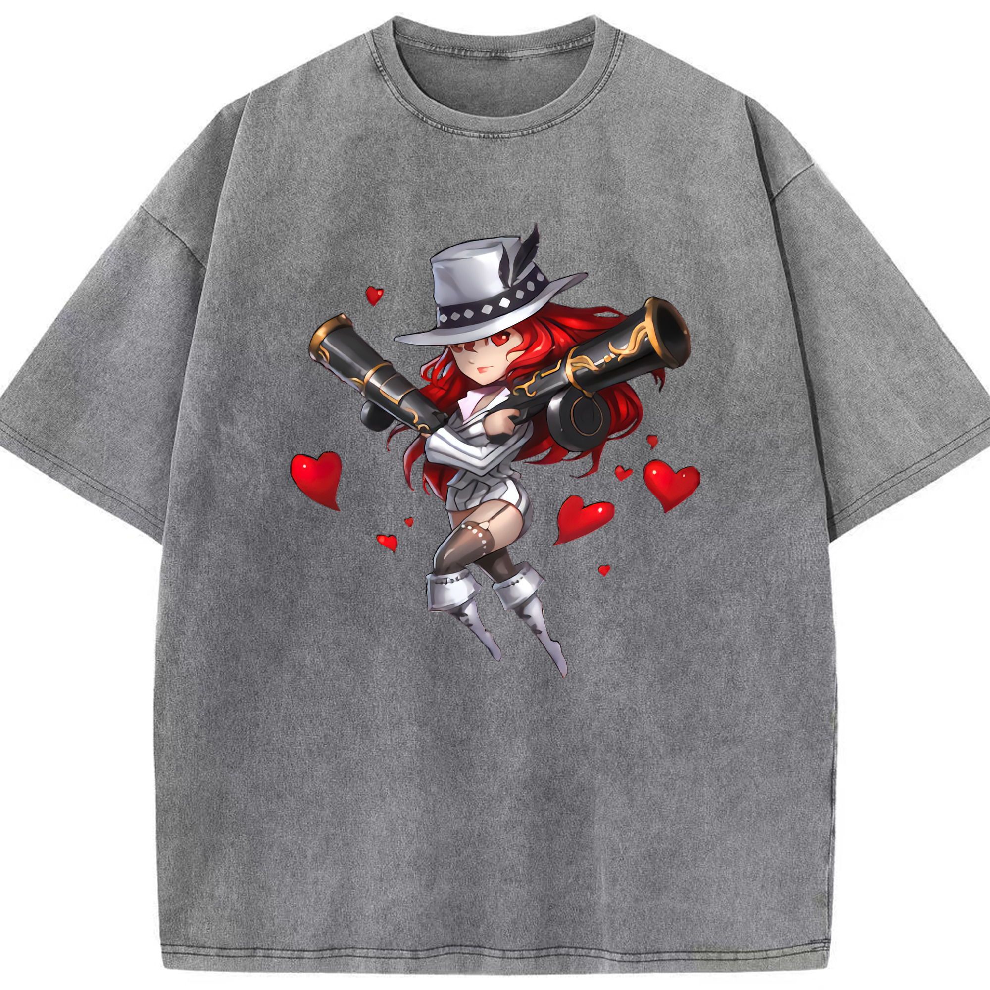リーグ・オブ・レジェンド League of Legends LOL 綿100% ヴィンテージ風 半袖Tシャツ（フロントプリント）