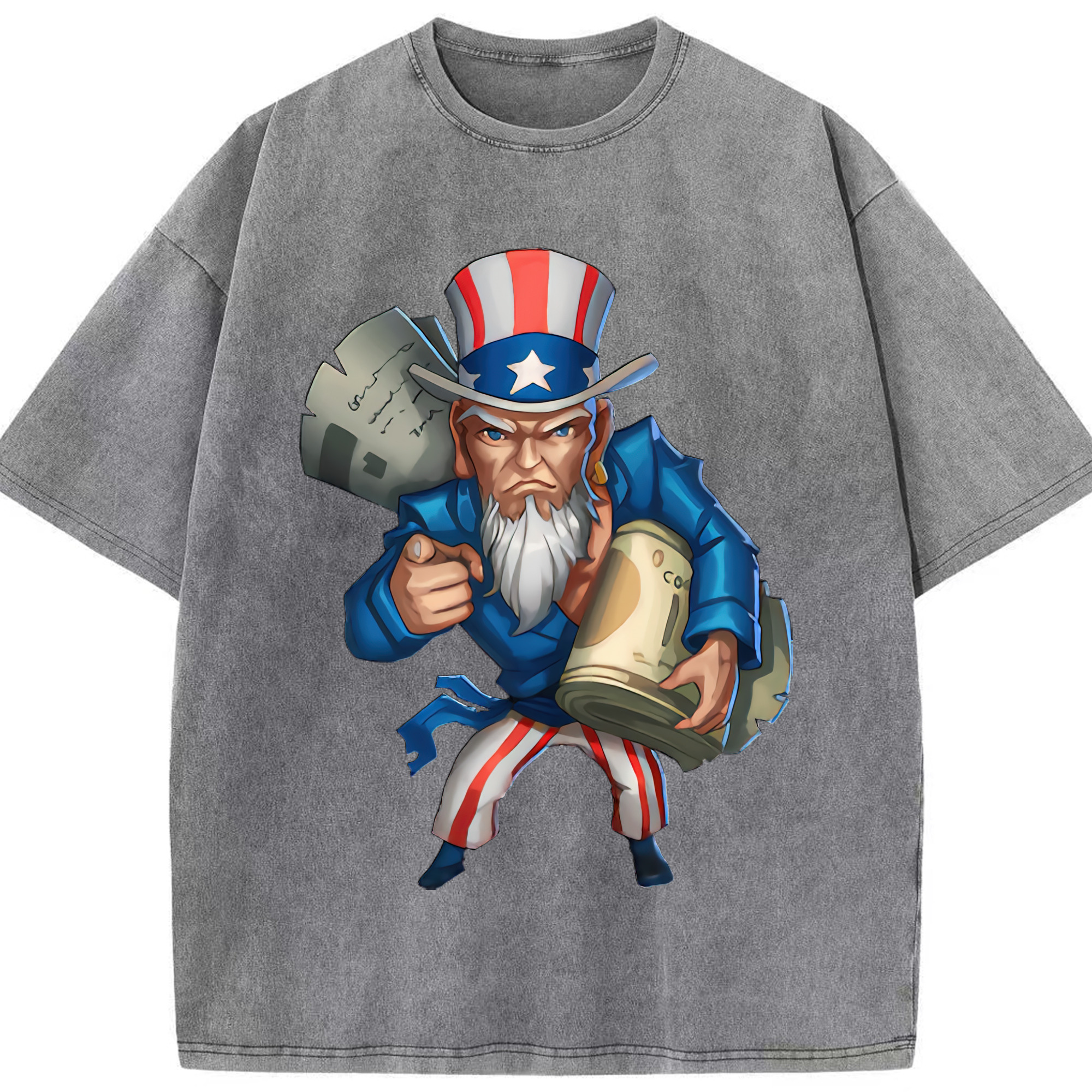 リーグ・オブ・レジェンド League of Legends LOL 綿100% ヴィンテージ風 半袖Tシャツ（フロントプリント）