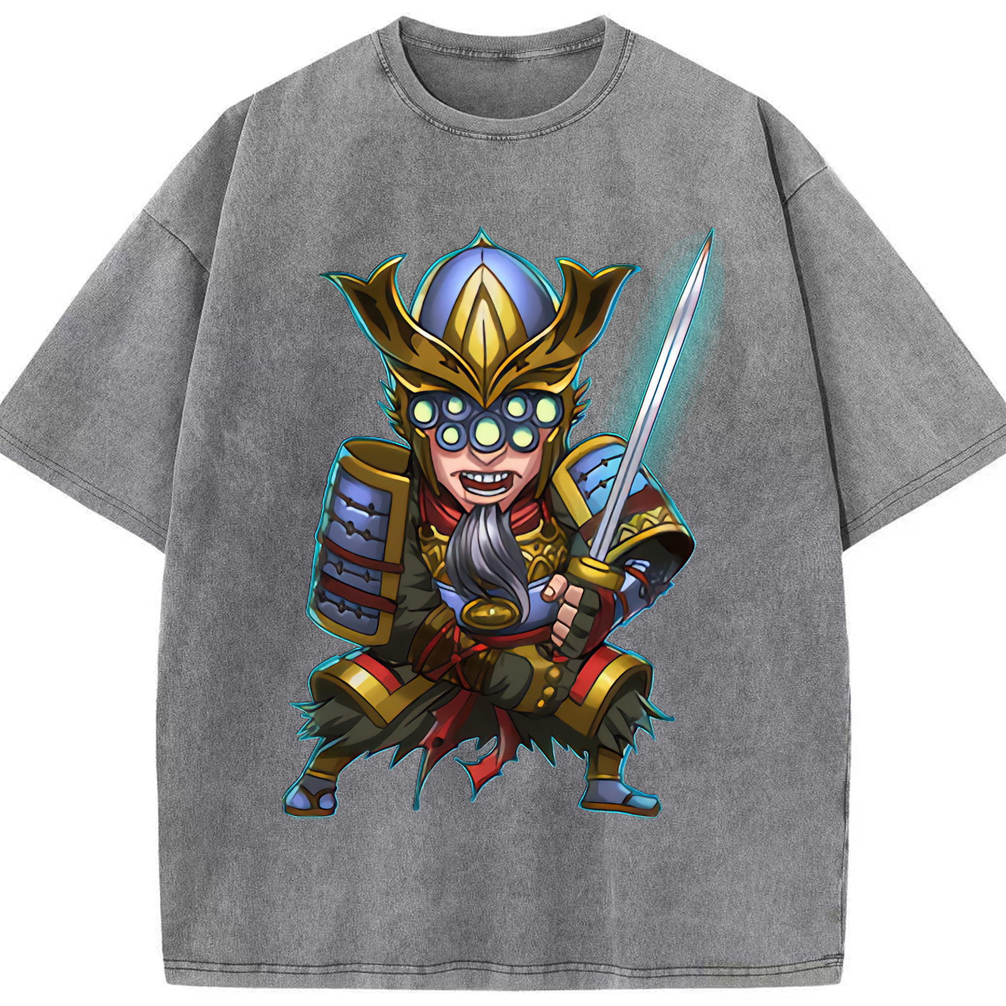 リーグ・オブ・レジェンド League of Legends LOL 綿100% ヴィンテージ風 半袖Tシャツ（フロントプリント）