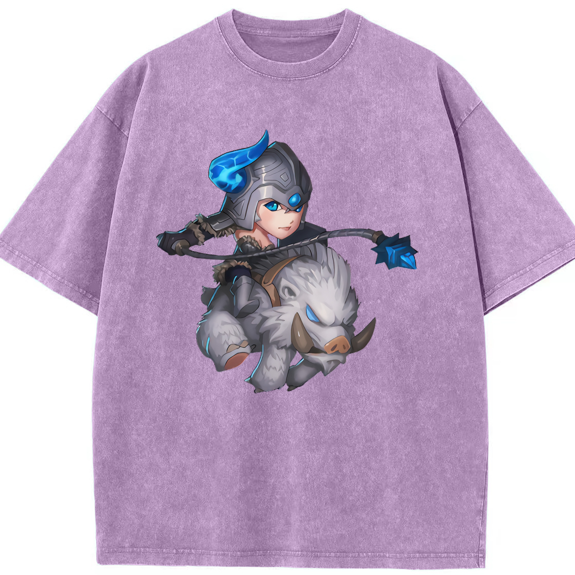 リーグ・オブ・レジェンド League of Legends LOL 綿100% ヴィンテージ風 半袖Tシャツ（フロントプリント）