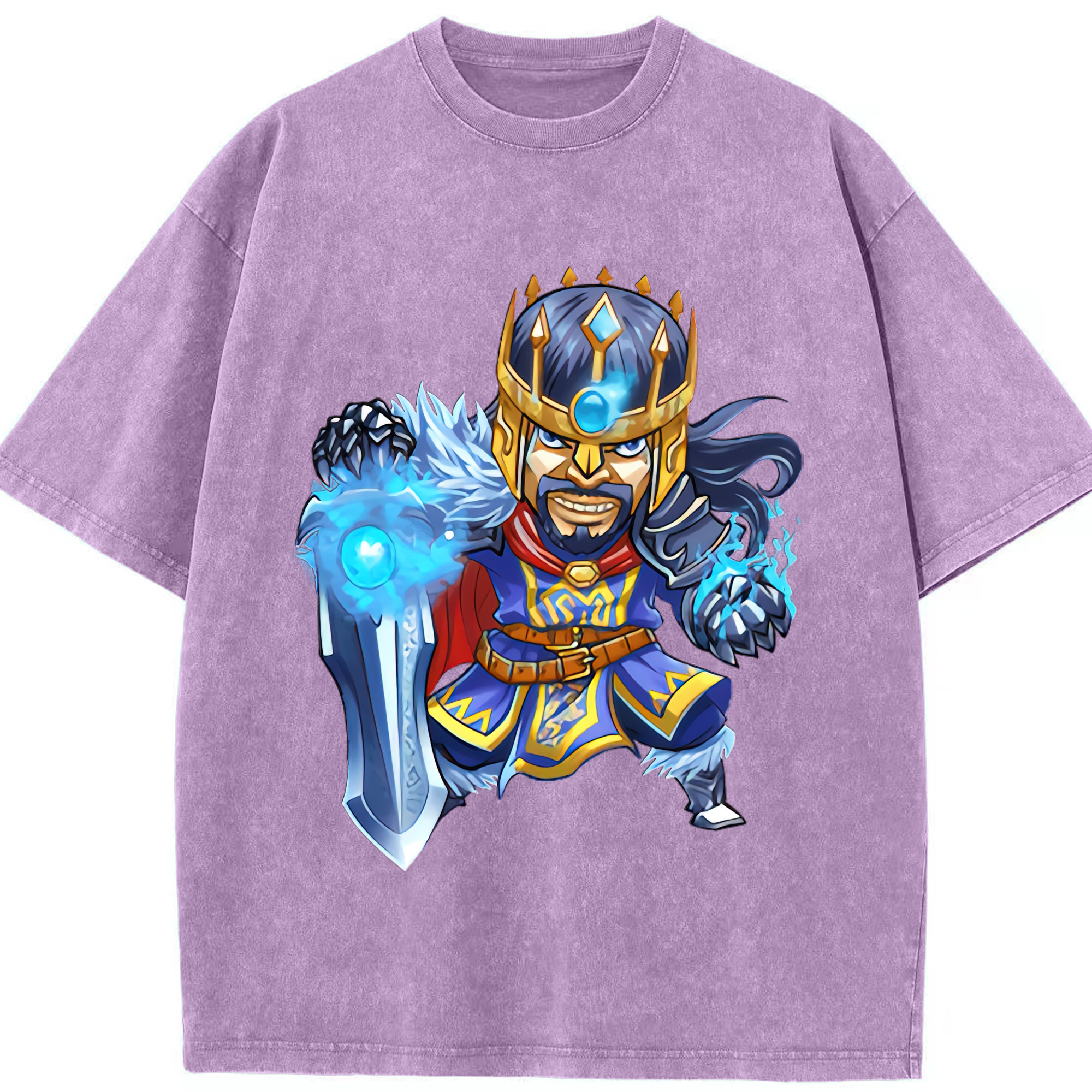リーグ・オブ・レジェンド League of Legends LOL 綿100% ヴィンテージ風 半袖Tシャツ（フロントプリント）