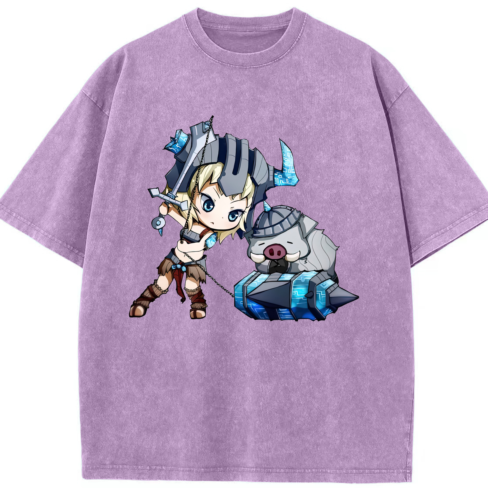 リーグ・オブ・レジェンド League of Legends LOL 綿100% ヴィンテージ風 半袖Tシャツ（フロントプリント）