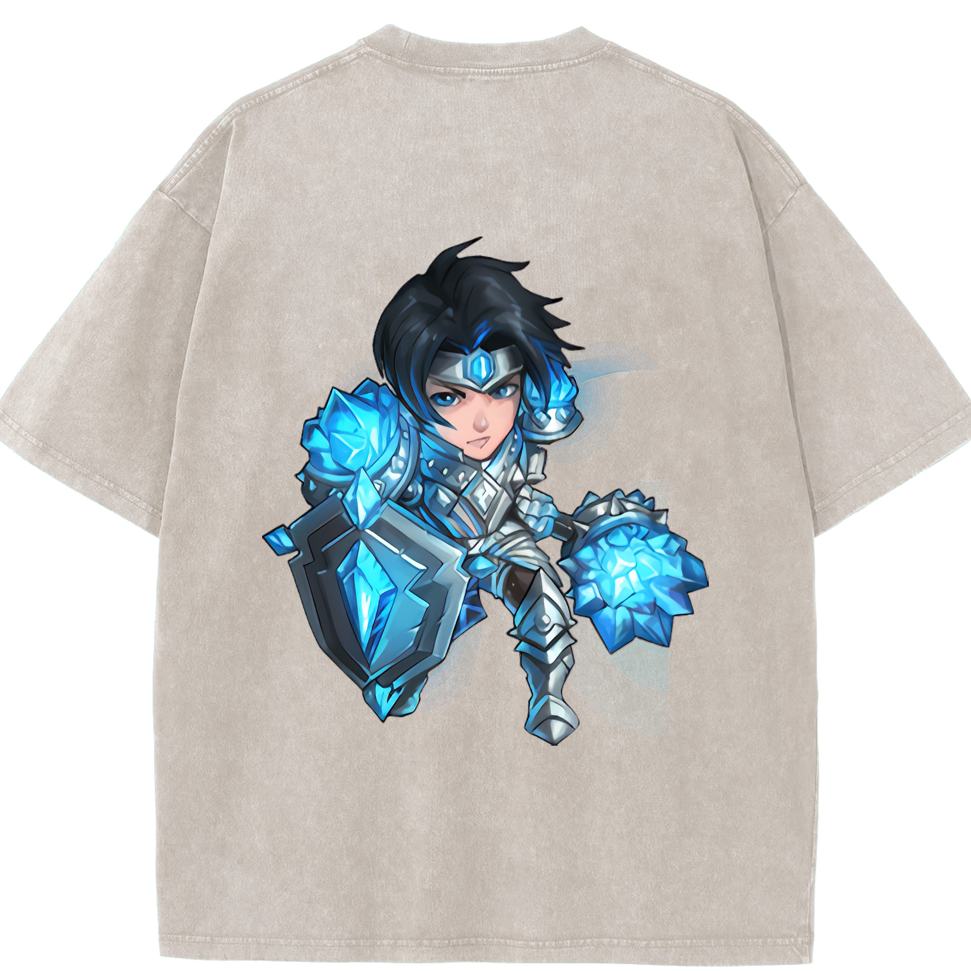 リーグ・オブ・レジェンド League of Legends LOL 綿100% ヴィンテージ風 半袖Tシャツ（背面プリント）
