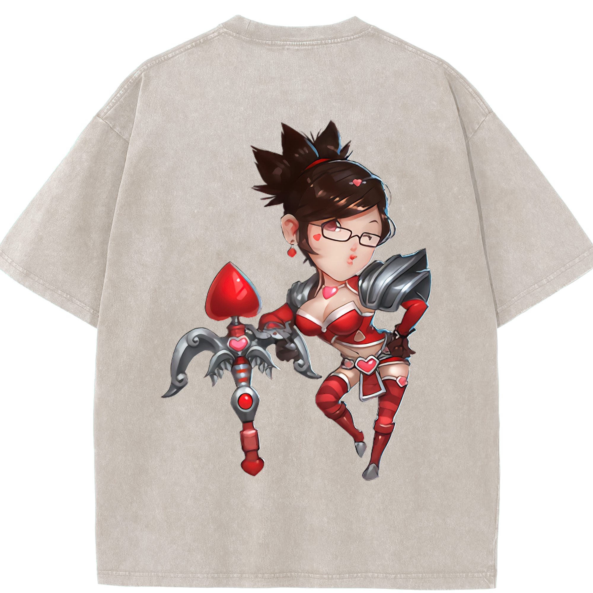 リーグ・オブ・レジェンド League of Legends LOL 綿100% ヴィンテージ風 半袖Tシャツ（背面プリント）