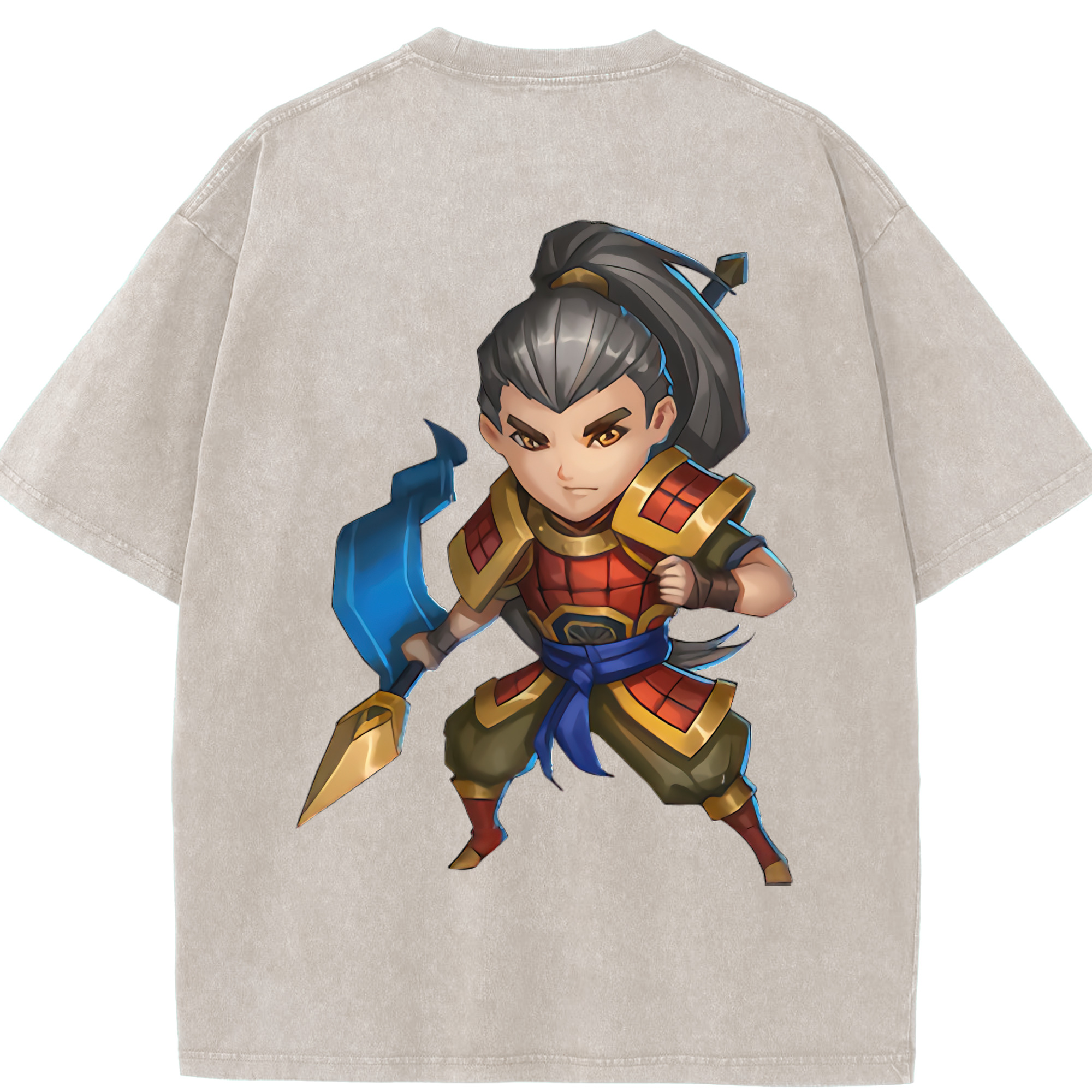 リーグ・オブ・レジェンド League of Legends LOL 綿100% ヴィンテージ風 半袖Tシャツ（背面プリント）