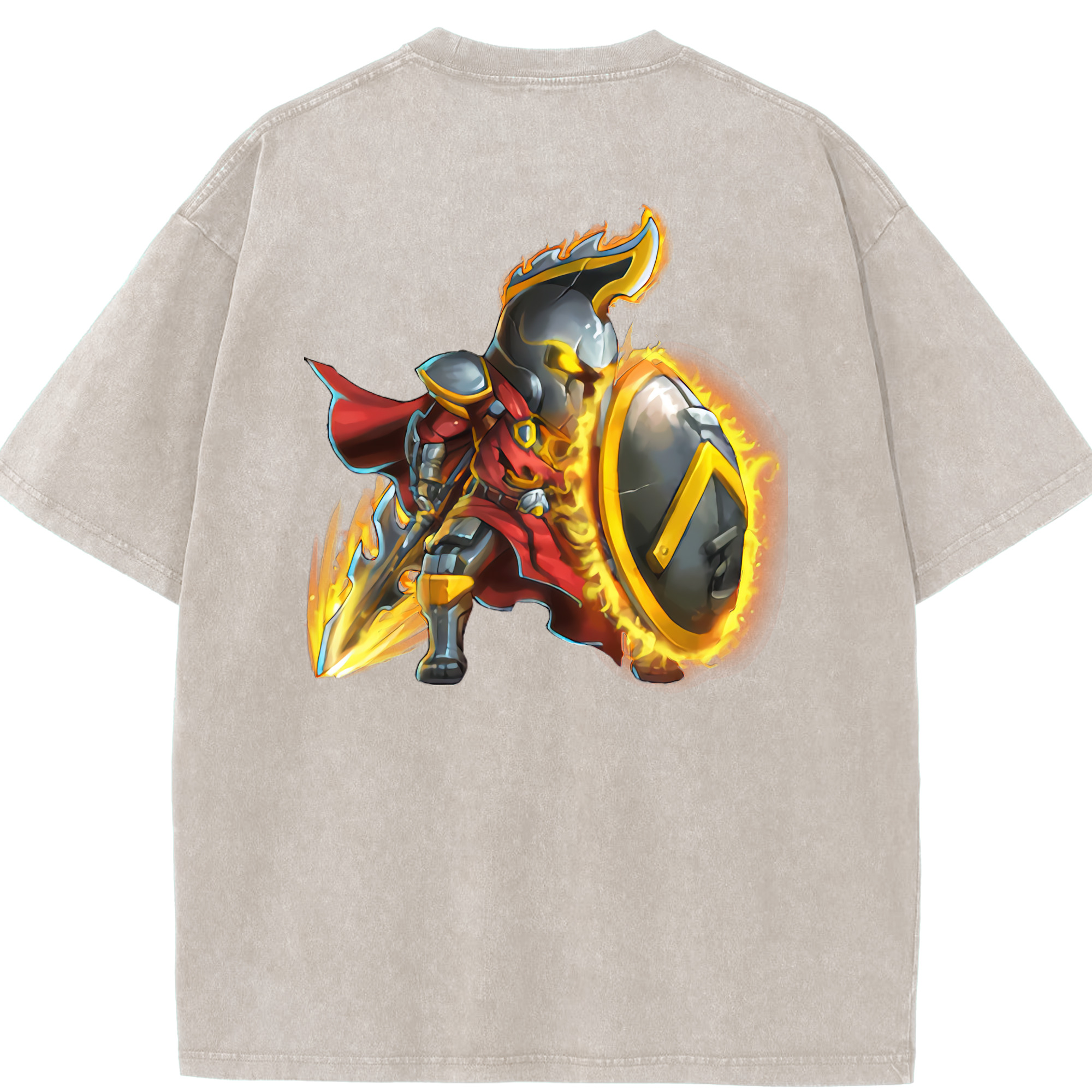 リーグ・オブ・レジェンド League of Legends LOL 綿100% ヴィンテージ風 半袖Tシャツ（背面プリント）