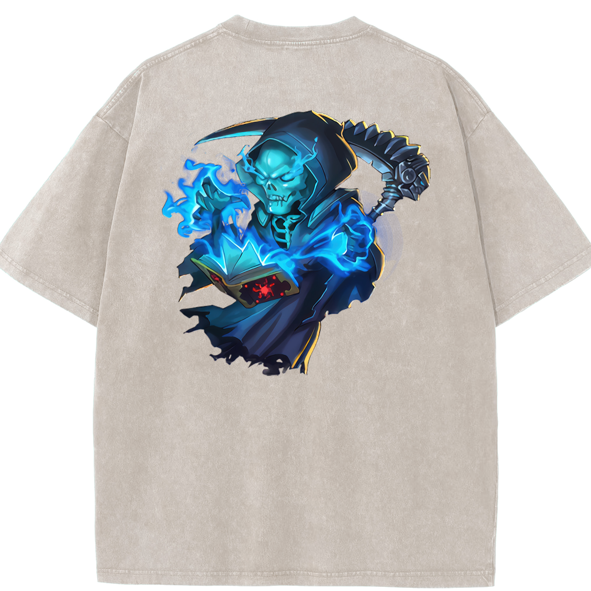 リーグ・オブ・レジェンド League of Legends LOL 綿100% ヴィンテージ風 半袖Tシャツ（背面プリント）