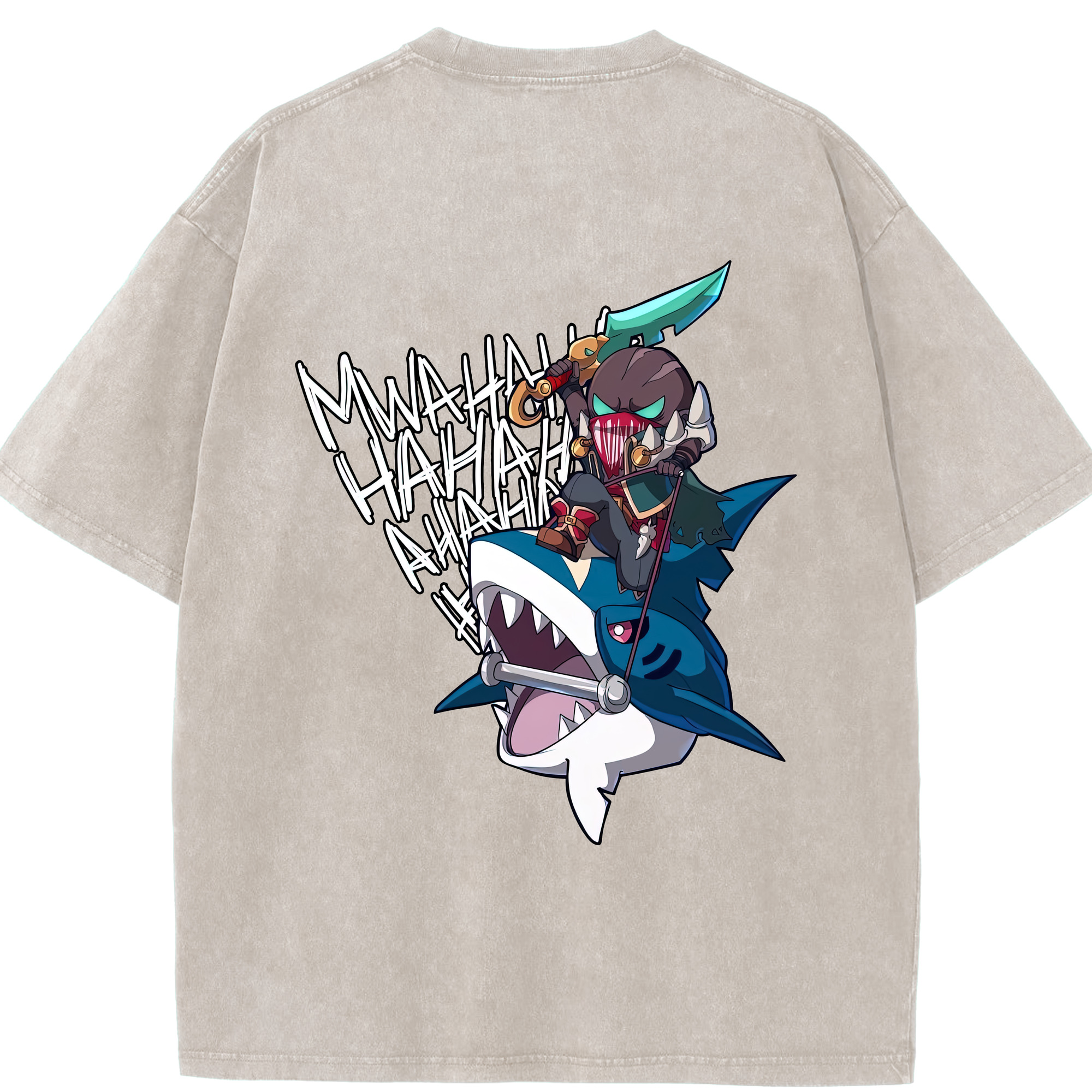 リーグ・オブ・レジェンド League of Legends LOL 綿100% ヴィンテージ風 半袖Tシャツ（背面プリント）