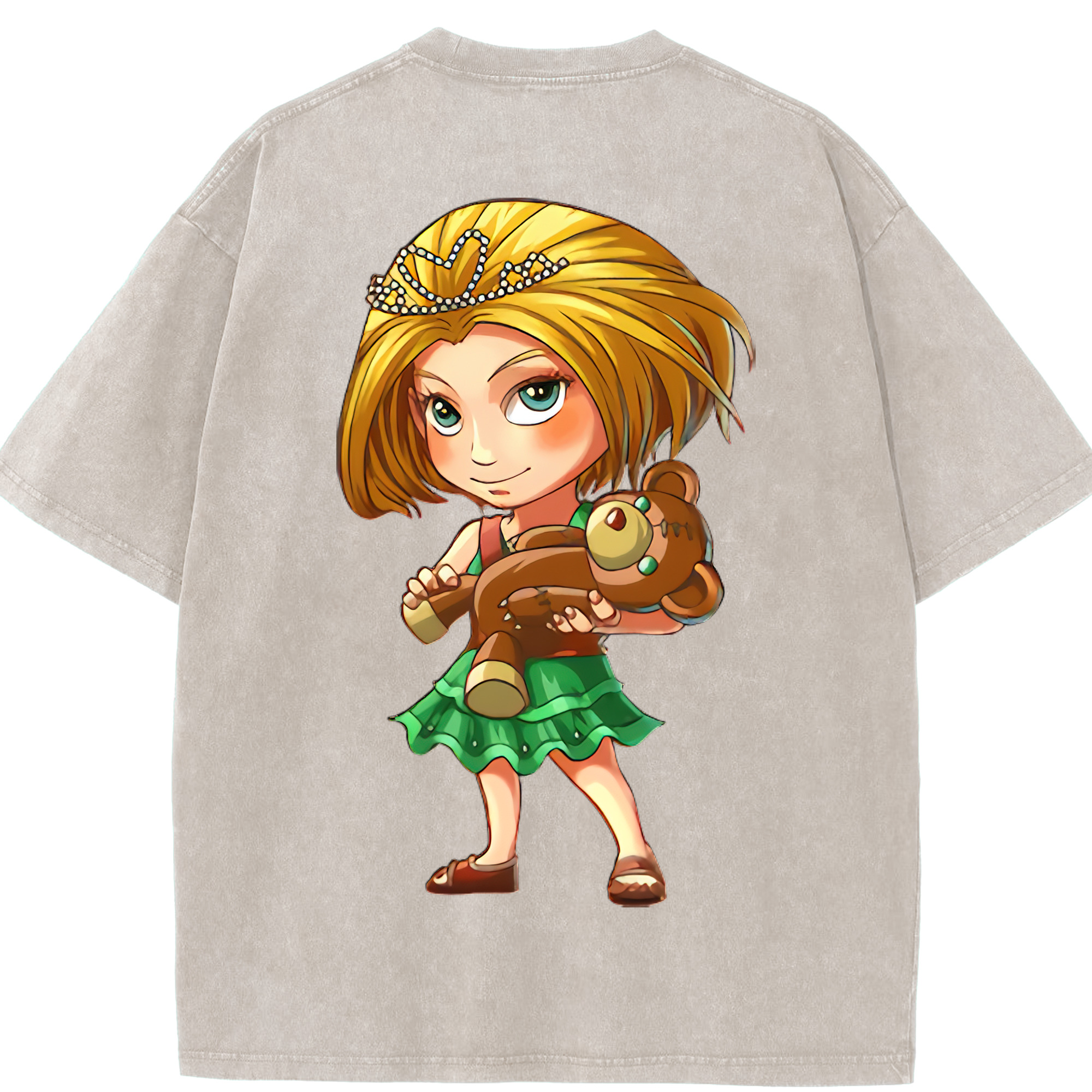 リーグ・オブ・レジェンド League of Legends LOL 綿100% ヴィンテージ風 半袖Tシャツ（背面プリント）