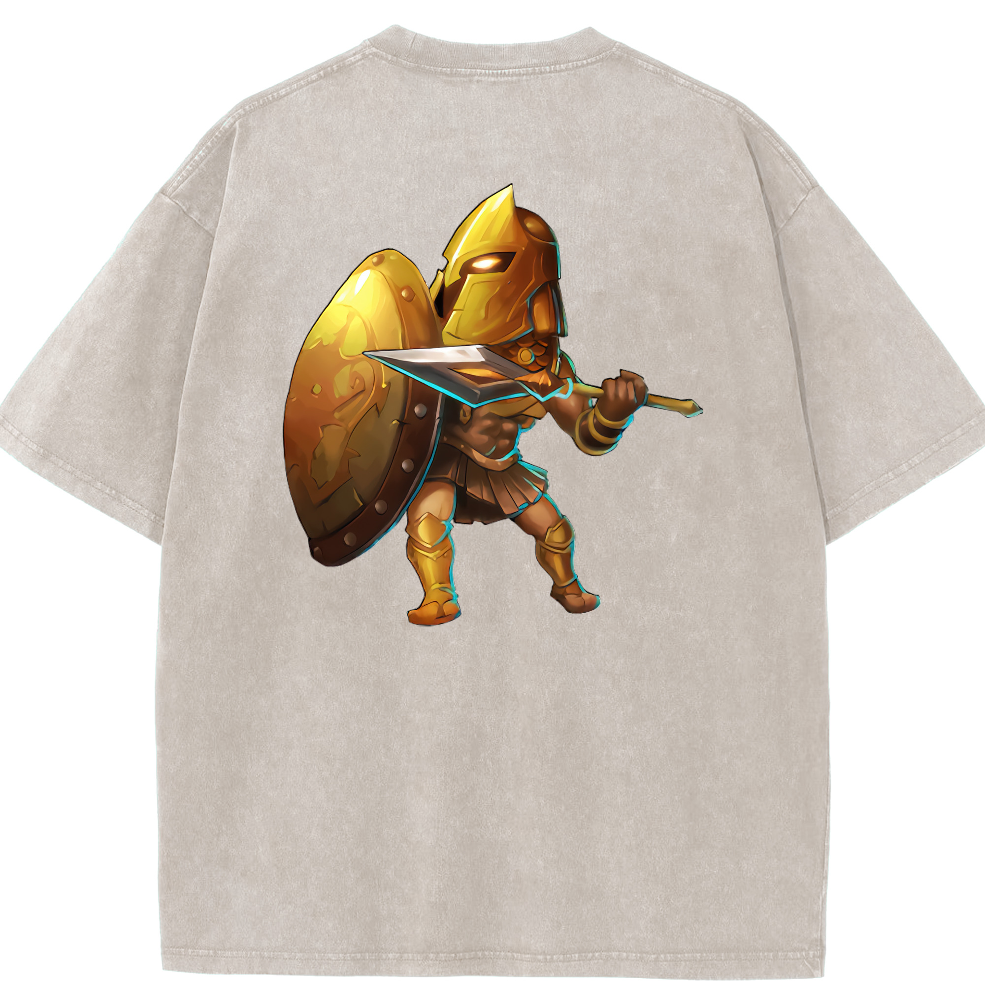 リーグ・オブ・レジェンド League of Legends LOL 綿100% ヴィンテージ風 半袖Tシャツ（背面プリント）