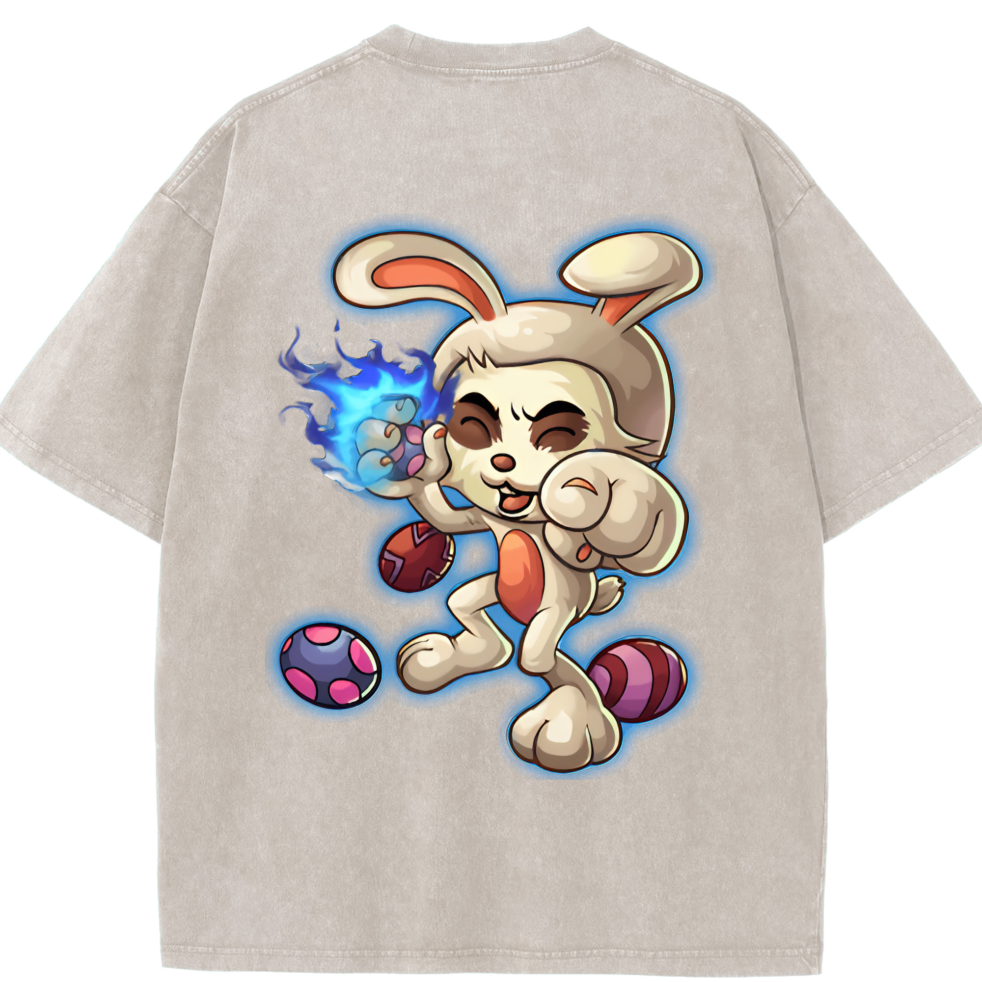 リーグ・オブ・レジェンド League of Legends LOL 綿100% ヴィンテージ風 半袖Tシャツ（背面プリント）