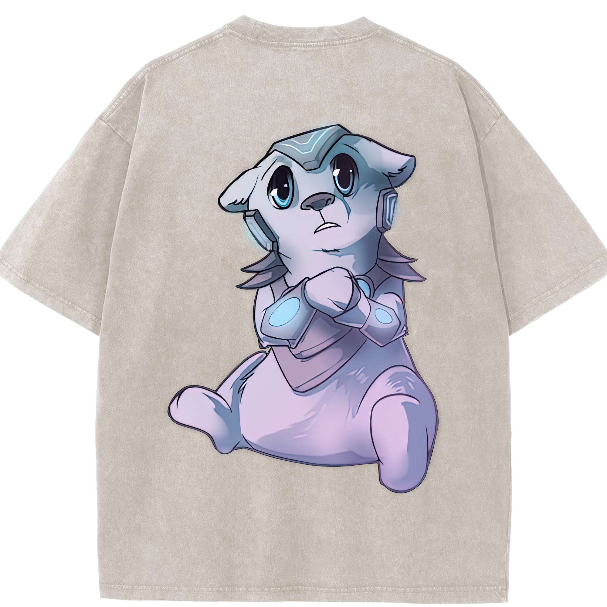 リーグ・オブ・レジェンド League of Legends LOL 綿100% ヴィンテージ風 半袖Tシャツ（背面プリント）