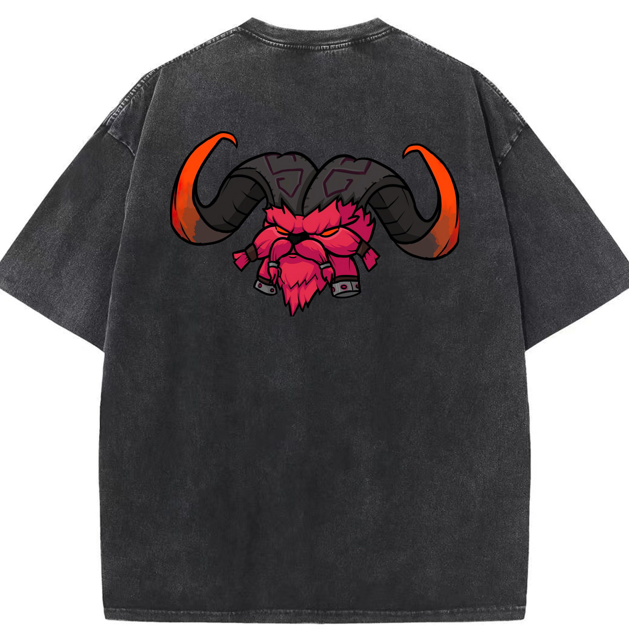 リーグ・オブ・レジェンド League of Legends LOL 綿100% ヴィンテージ風 半袖Tシャツ（背面プリント）