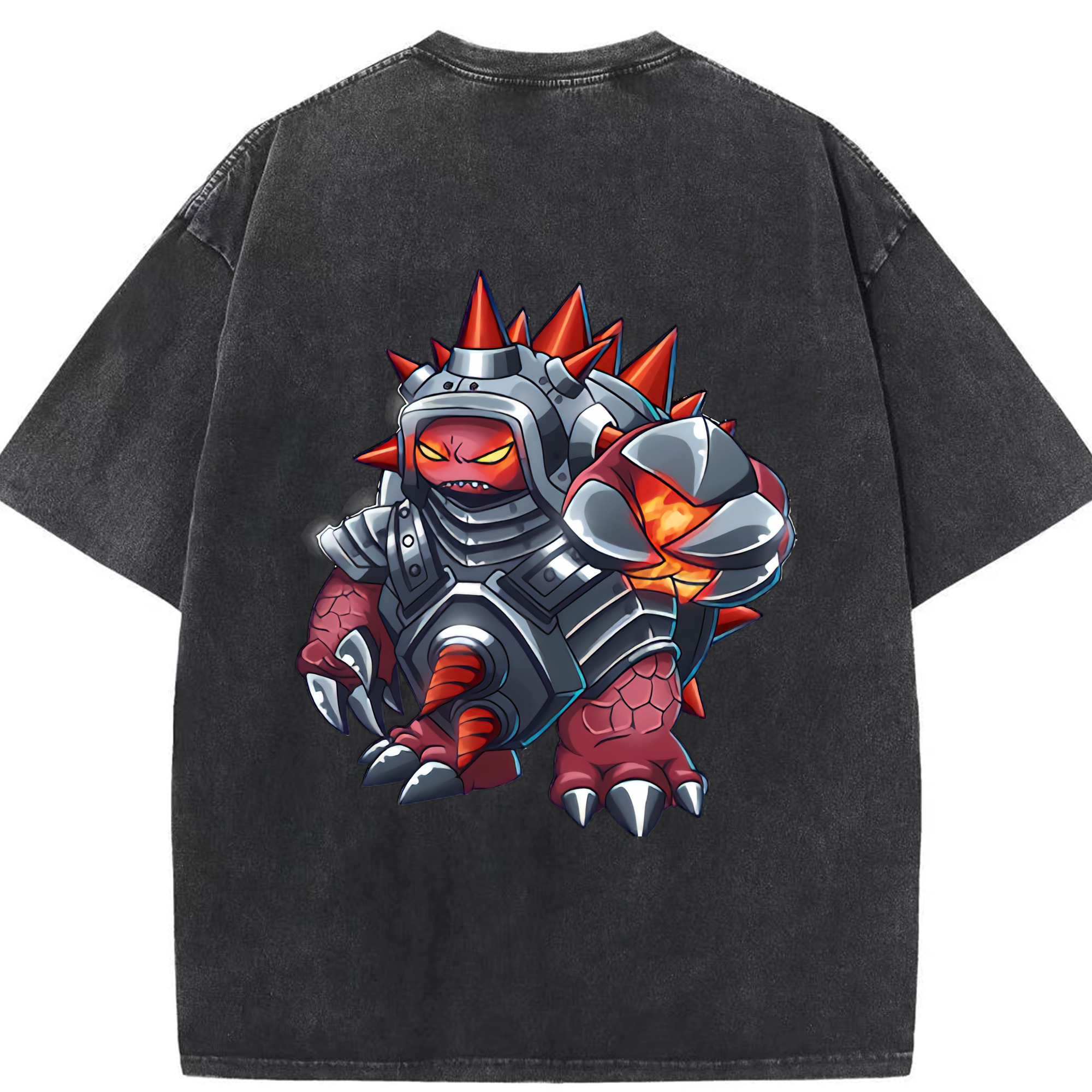 リーグ・オブ・レジェンド League of Legends LOL 綿100% ヴィンテージ風 半袖Tシャツ（背面プリント）