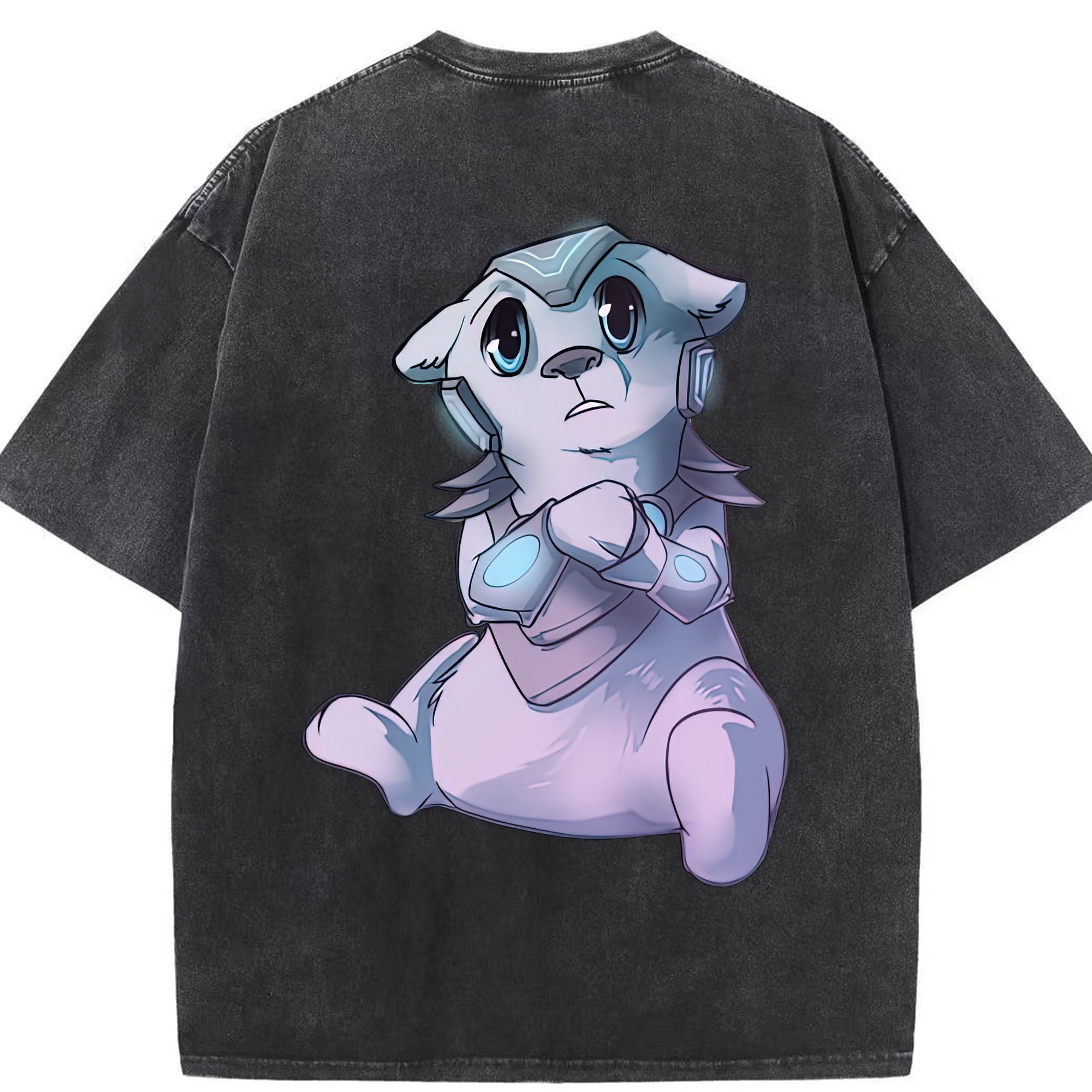 リーグ・オブ・レジェンド League of Legends LOL 綿100% ヴィンテージ風 半袖Tシャツ（背面プリント）