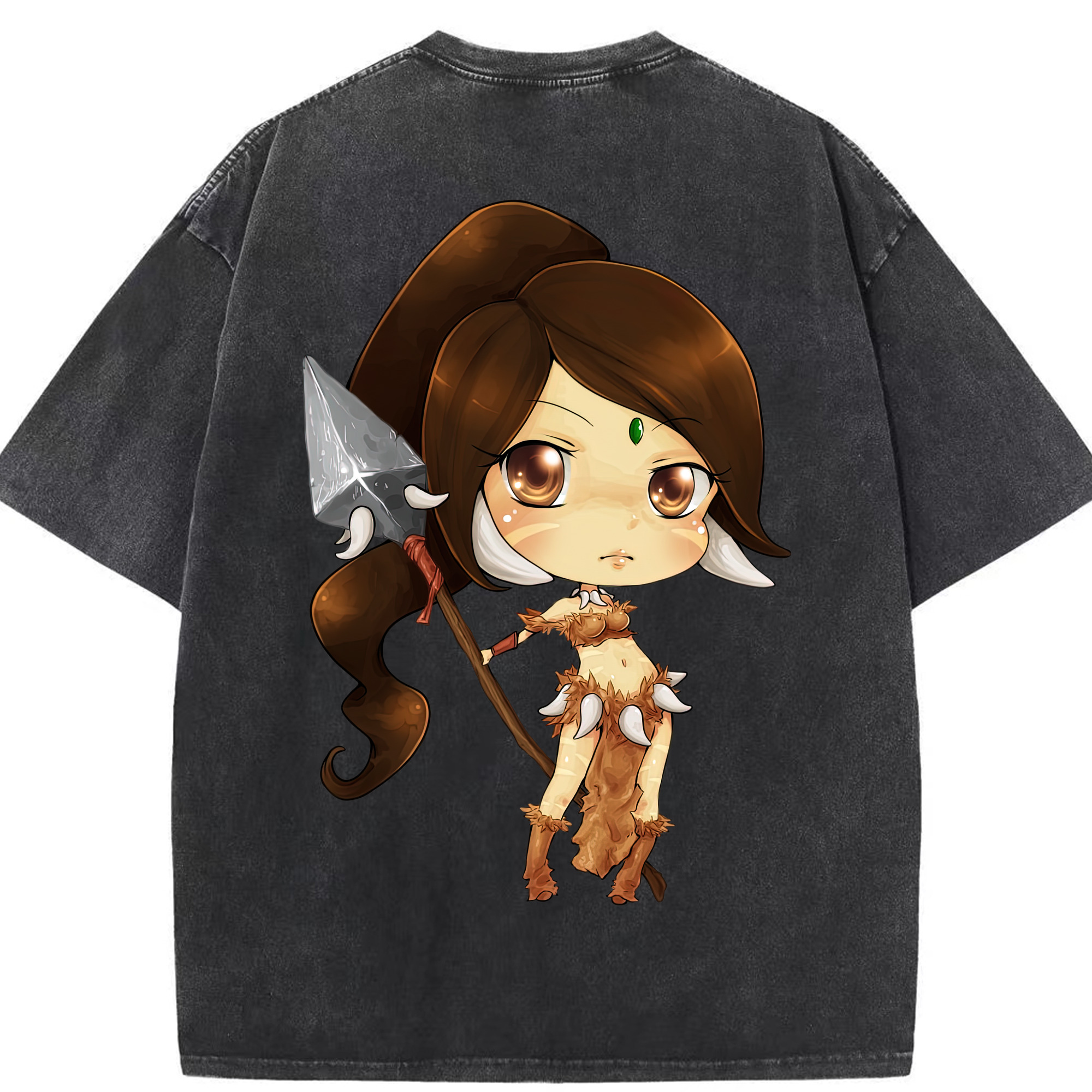 リーグ・オブ・レジェンド League of Legends LOL 綿100% ヴィンテージ風 半袖Tシャツ（背面プリント）