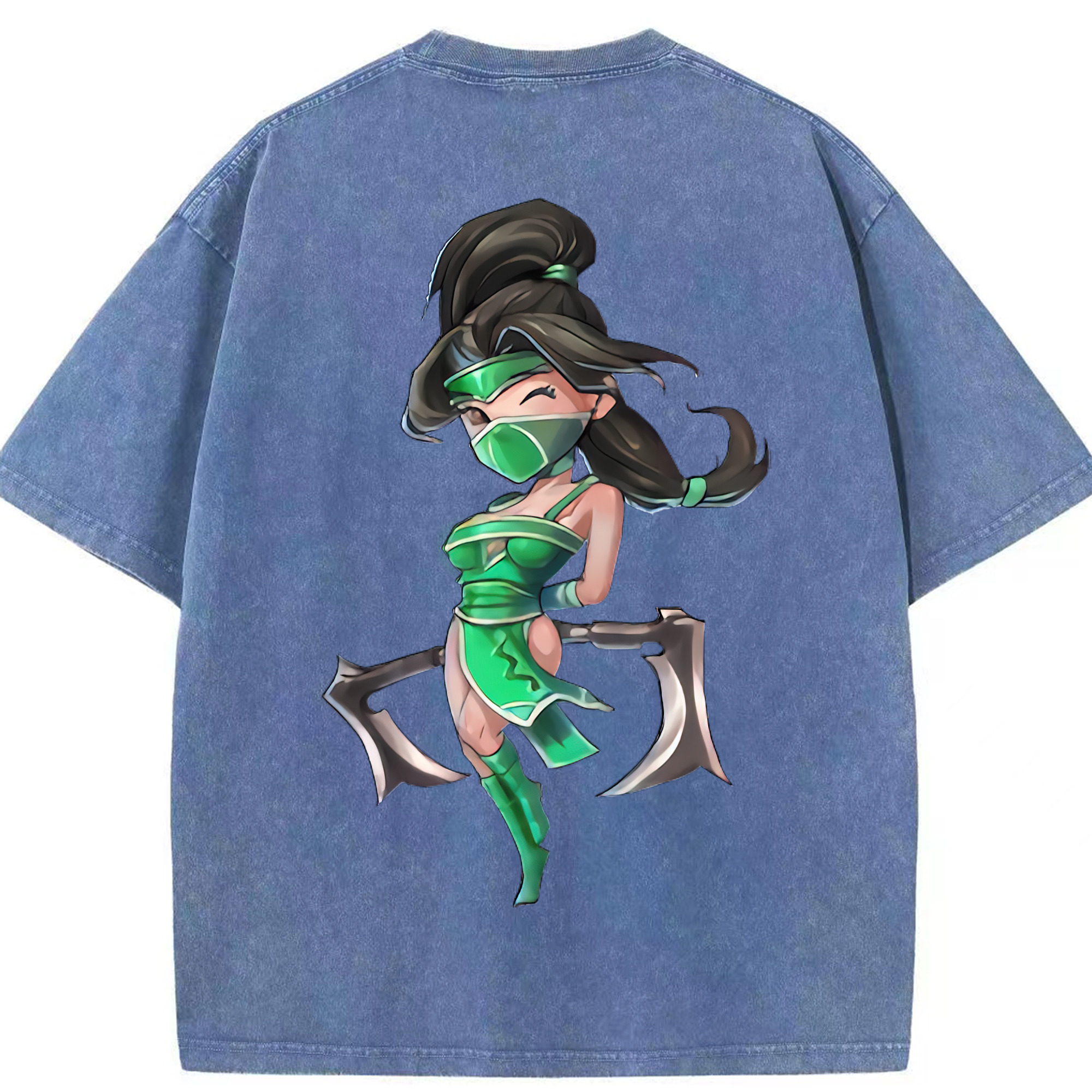 リーグ・オブ・レジェンド League of Legends LOL 綿100% ヴィンテージ風 半袖Tシャツ（背面プリント）