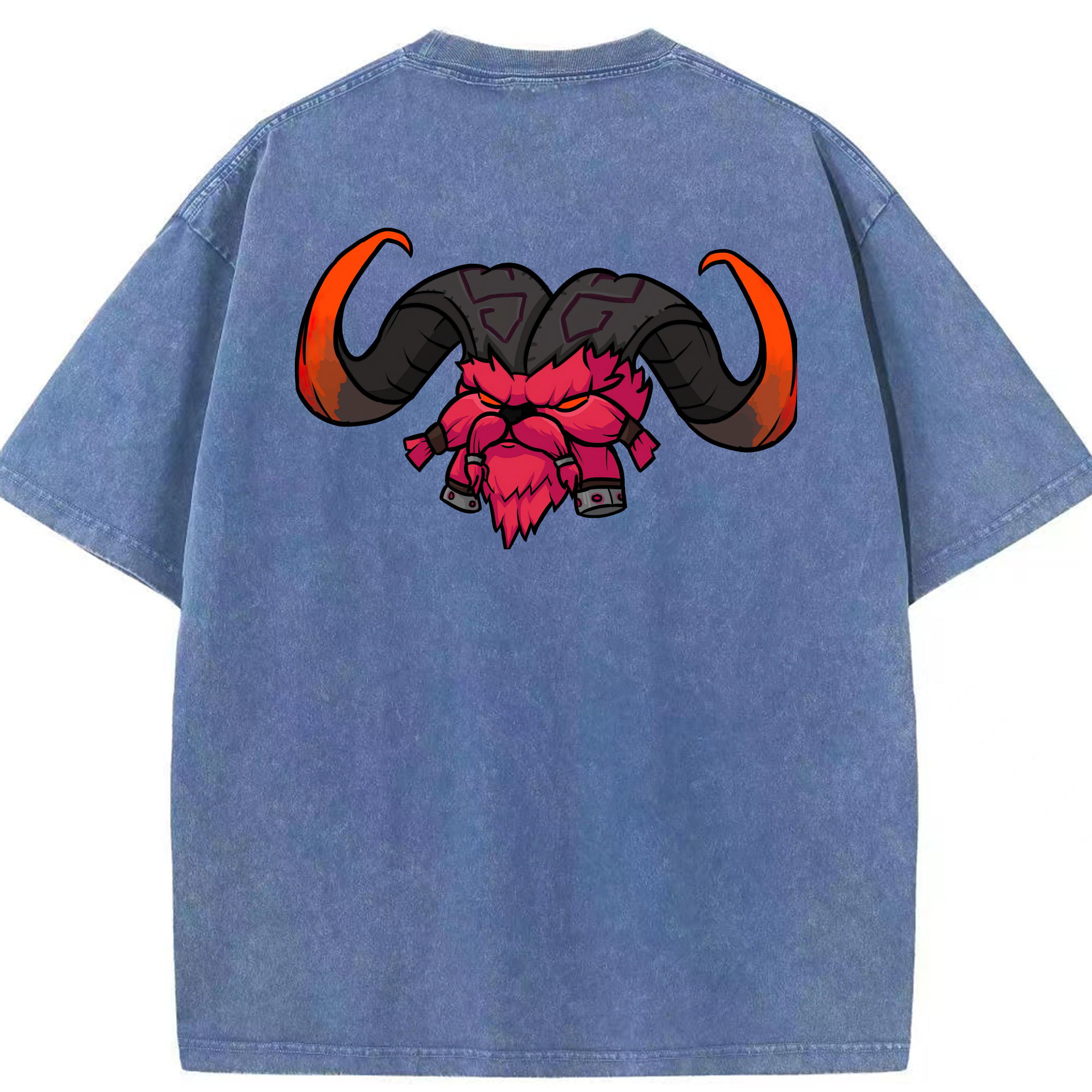 リーグ・オブ・レジェンド League of Legends LOL 綿100% ヴィンテージ風 半袖Tシャツ（背面プリント）
