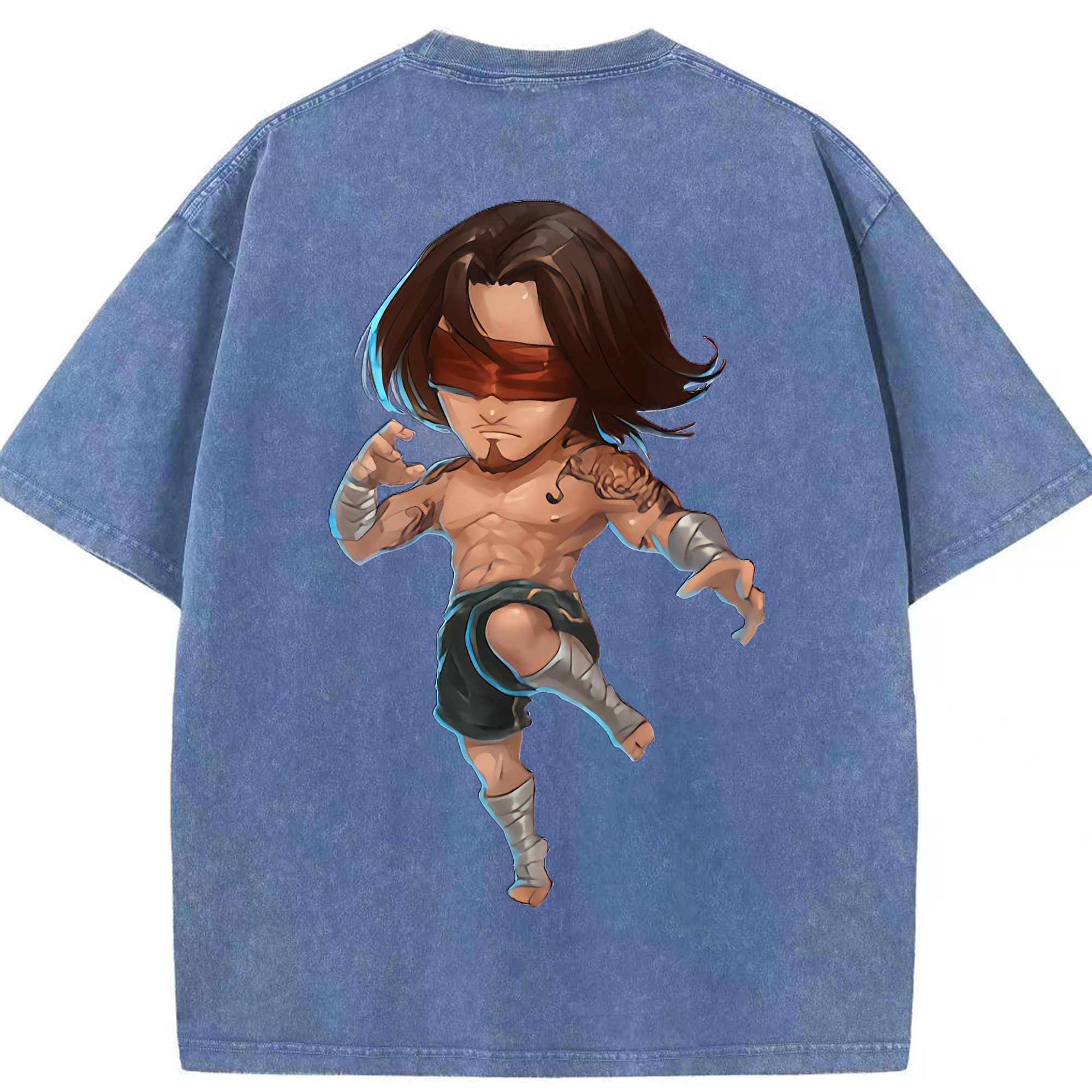 リーグ・オブ・レジェンド League of Legends LOL 綿100% ヴィンテージ風 半袖Tシャツ（背面プリント）
