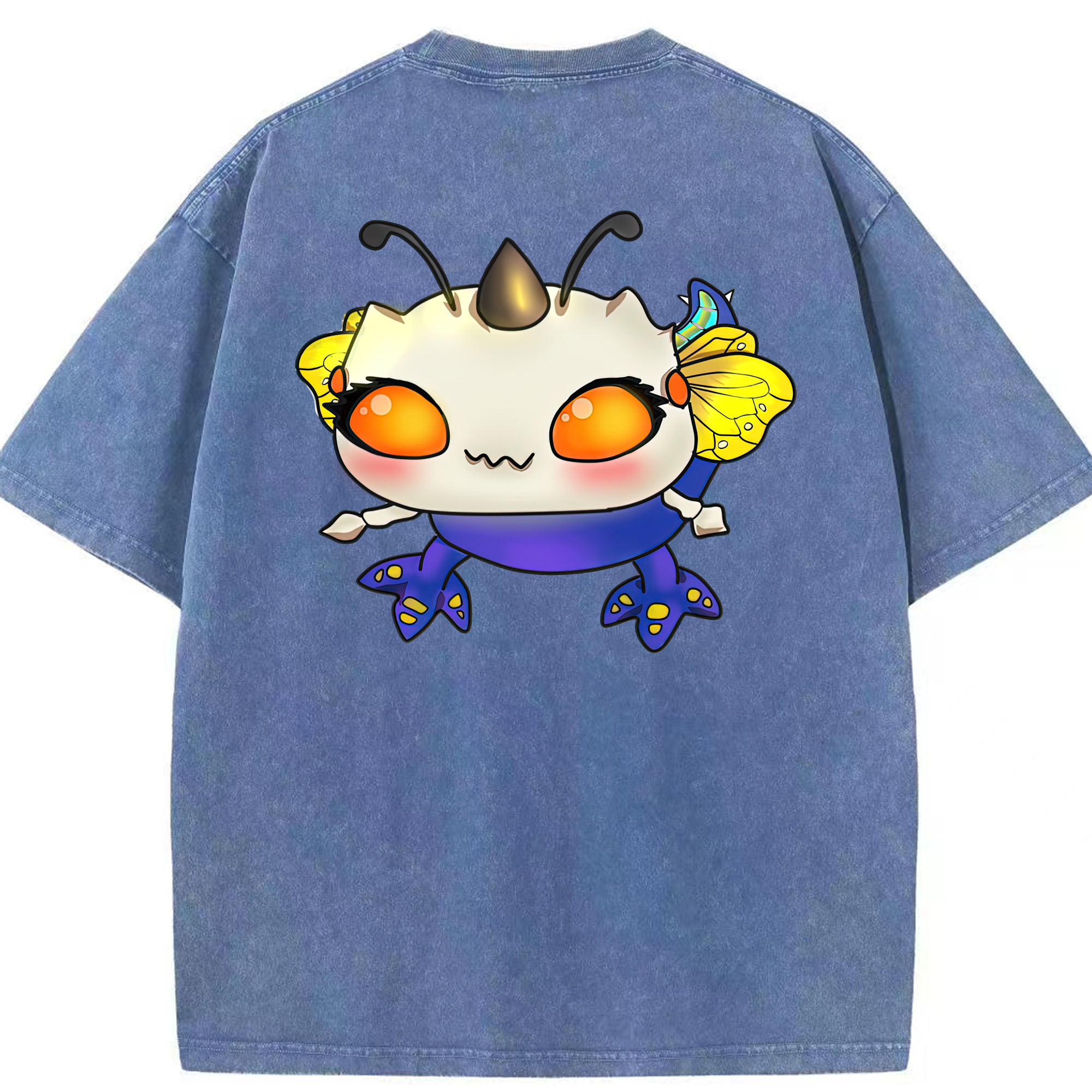 リーグ・オブ・レジェンド League of Legends LOL 綿100% ヴィンテージ風 半袖Tシャツ（背面プリント）