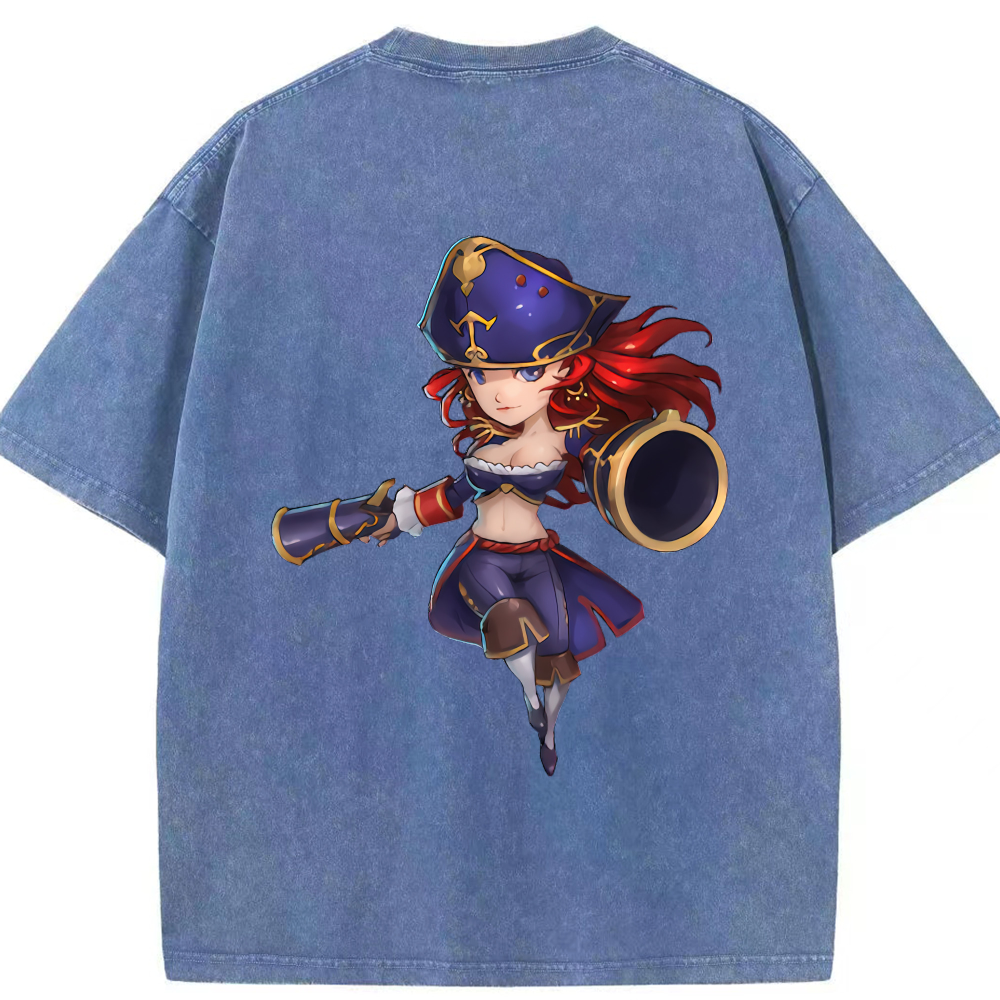 リーグ・オブ・レジェンド League of Legends LOL 綿100% ヴィンテージ風 半袖Tシャツ（背面プリント）