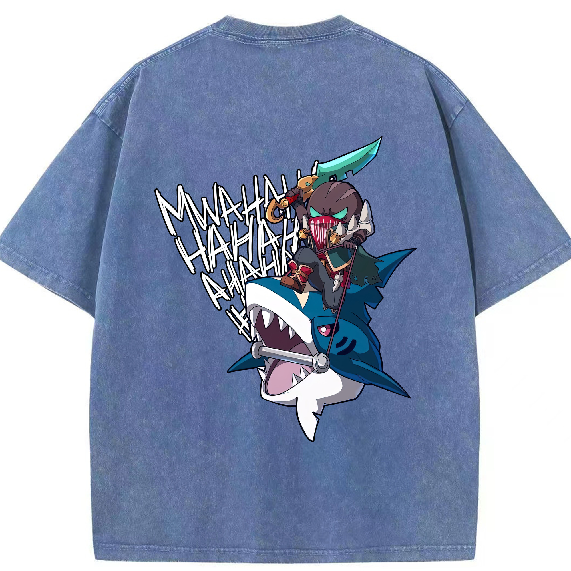 リーグ・オブ・レジェンド League of Legends LOL 綿100% ヴィンテージ風 半袖Tシャツ（背面プリント）