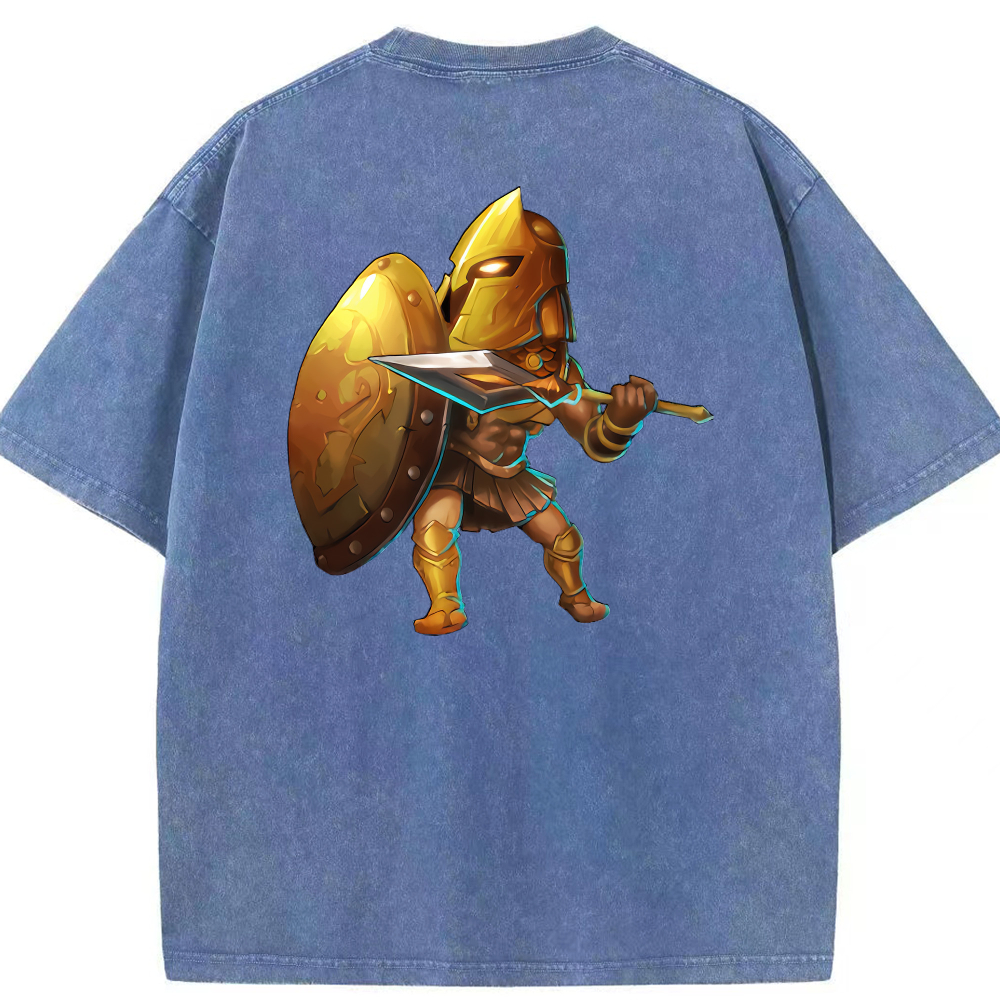 リーグ・オブ・レジェンド League of Legends LOL 綿100% ヴィンテージ風 半袖Tシャツ（背面プリント）