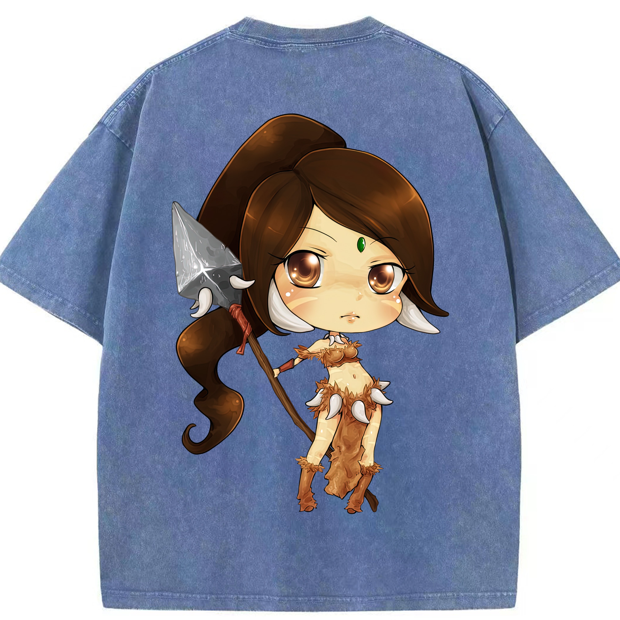リーグ・オブ・レジェンド League of Legends LOL 綿100% ヴィンテージ風 半袖Tシャツ（背面プリント）