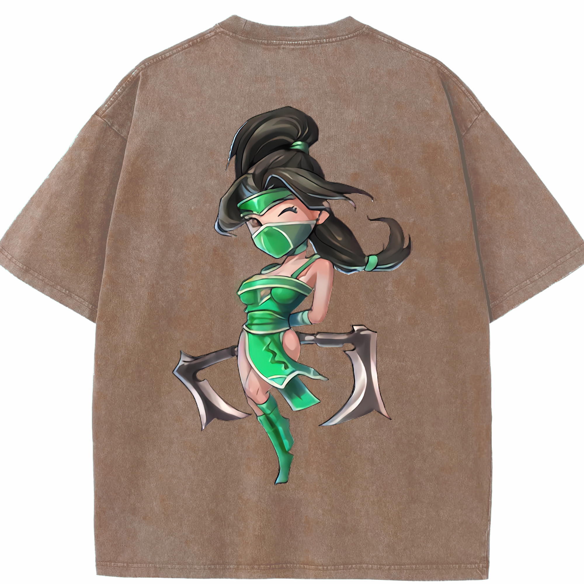 リーグ・オブ・レジェンド League of Legends LOL 綿100% ヴィンテージ風 半袖Tシャツ（背面プリント）