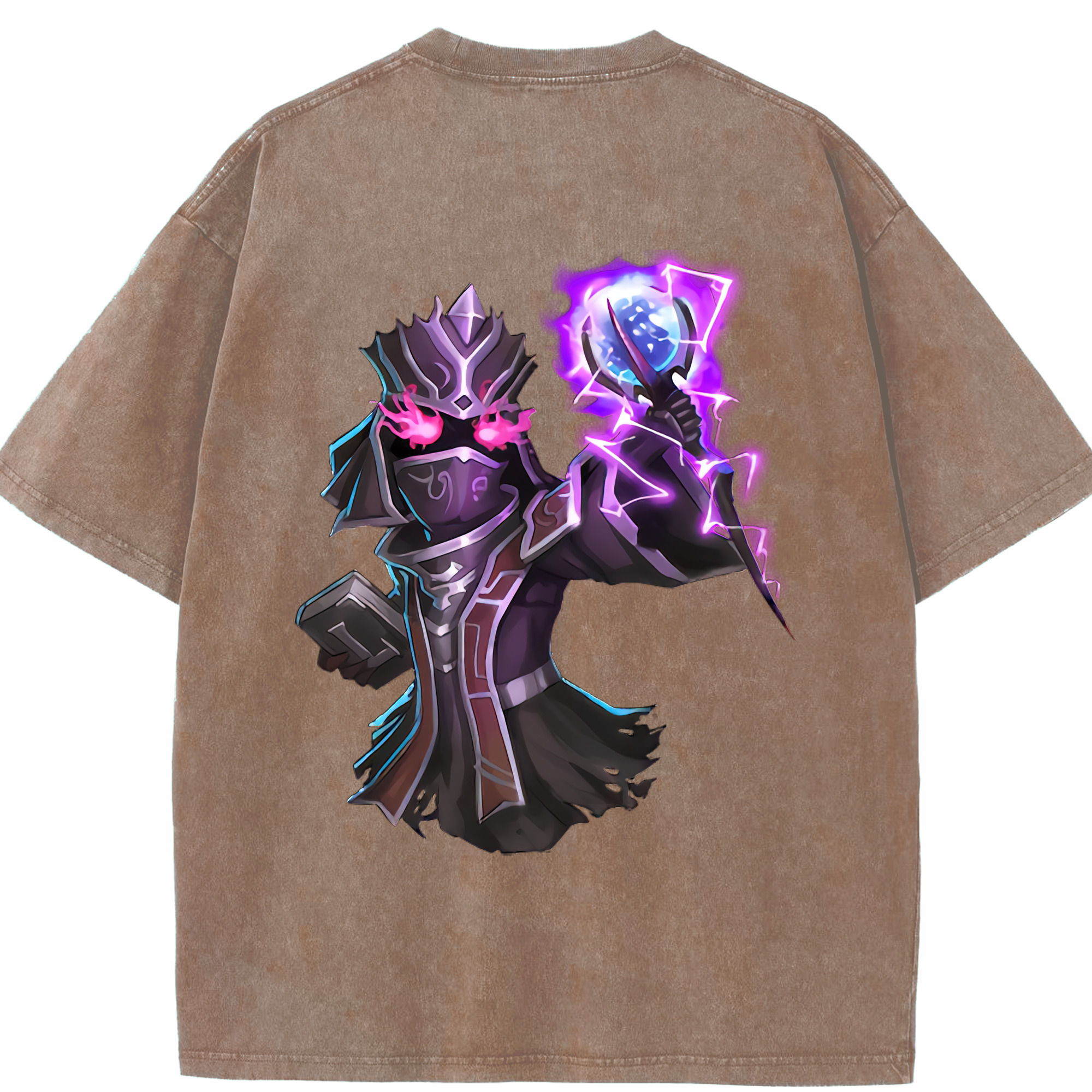 （画像用） リーグ・オブ・レジェンド League of Legends LOL 綿100% ヴィンテージ風 半袖Tシャツ（背面プリント）