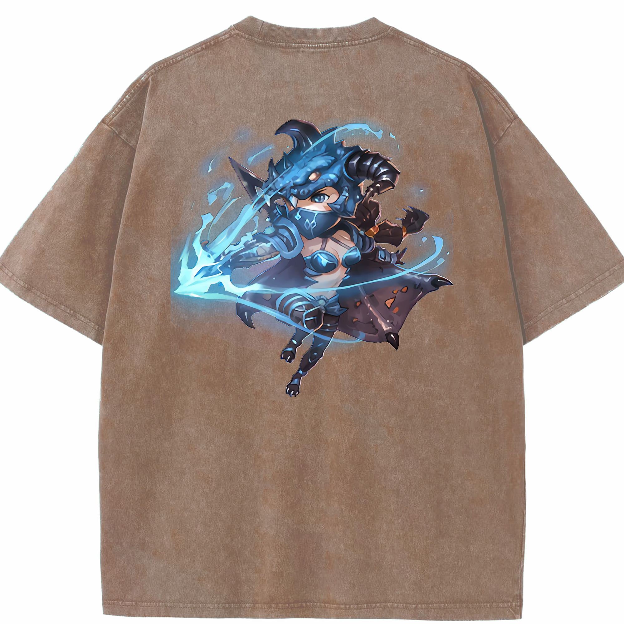リーグ・オブ・レジェンド League of Legends LOL 綿100% ヴィンテージ風 半袖Tシャツ（背面プリント）
